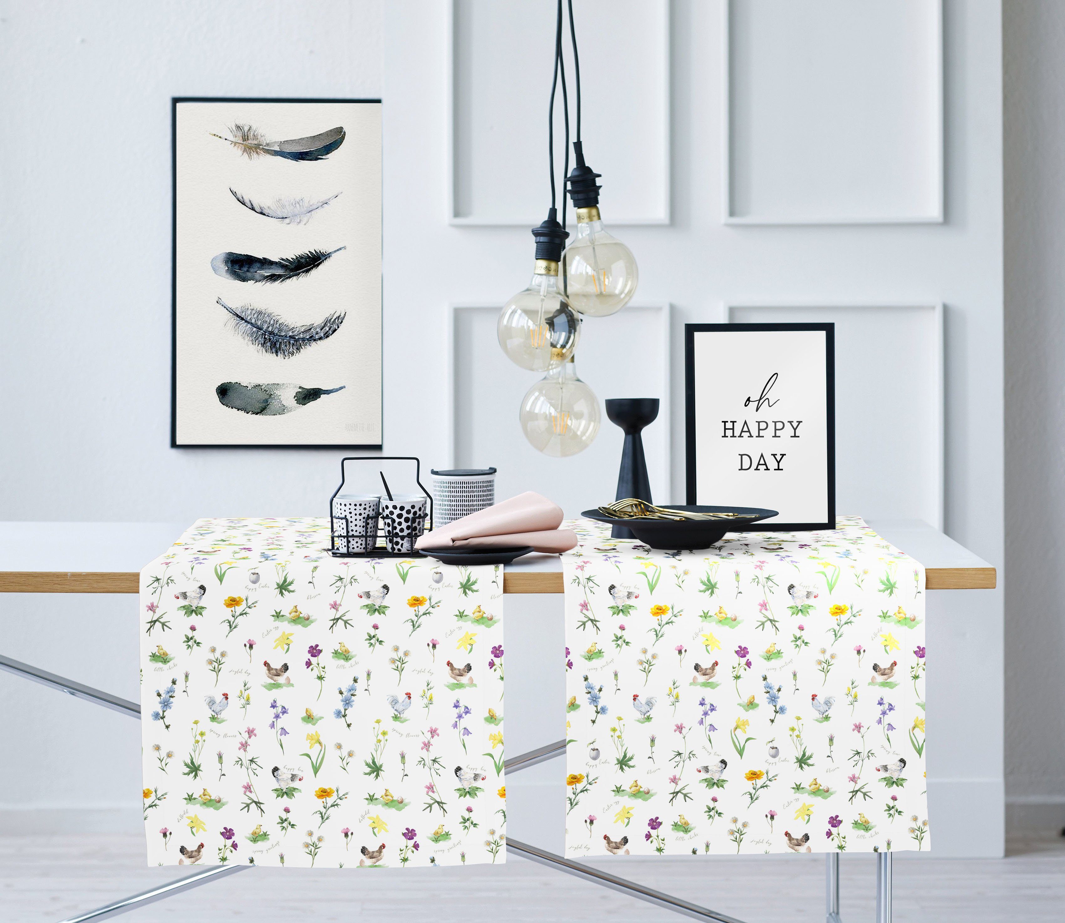 APELT Tafelloper 6412 HAPPY EASTER, paasdecoratie, Pasen (1 stuk)