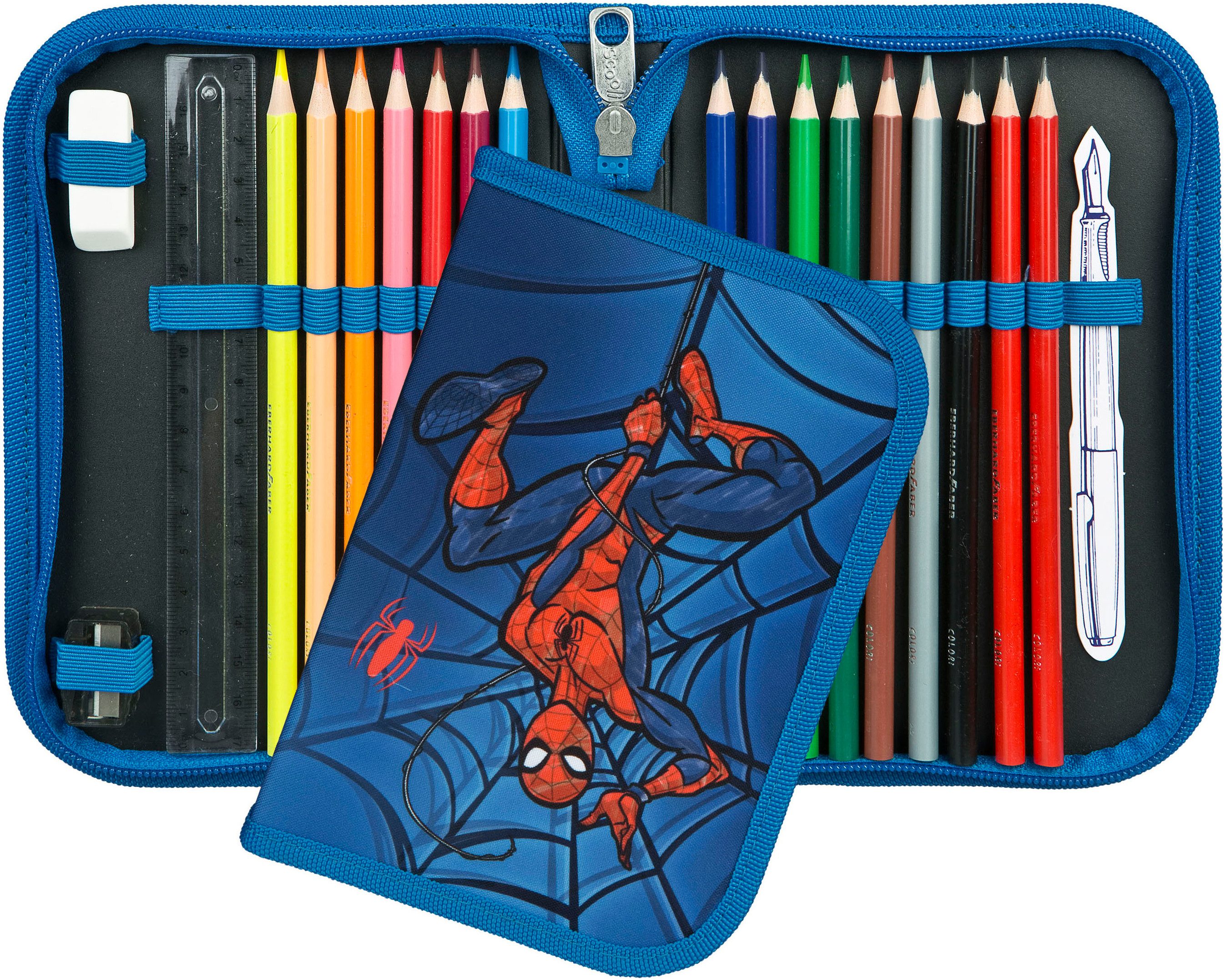 Scooli Schooltas EasyFit, Spider-Man (set, 5-delig)