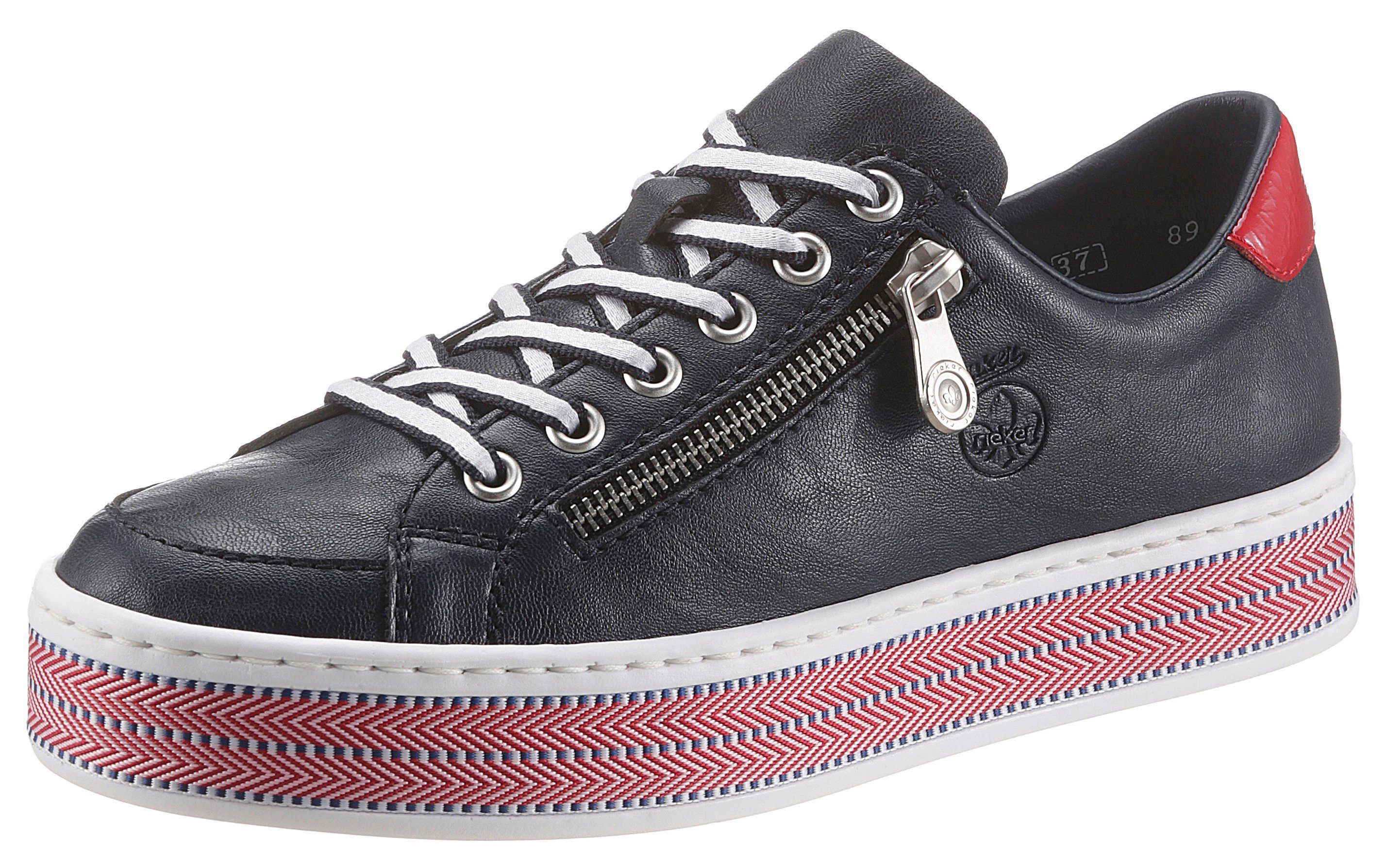 Rieker Plateausneakers met opvallende zool makkelijk gekocht | OTTO