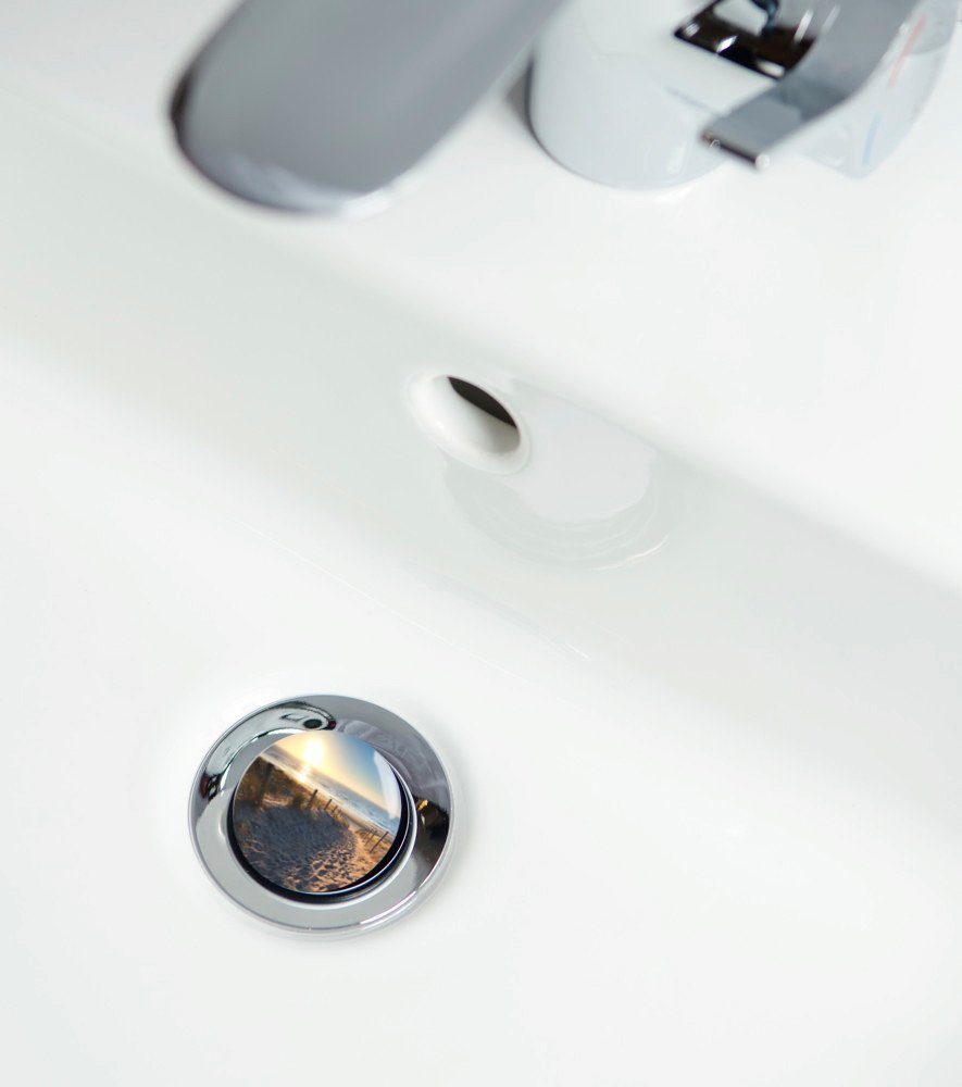 Sanilo Set badkameraccessoires Duin bestaand uit toiletzitting, badmat en wastafelplug (complete set, 3-delig)