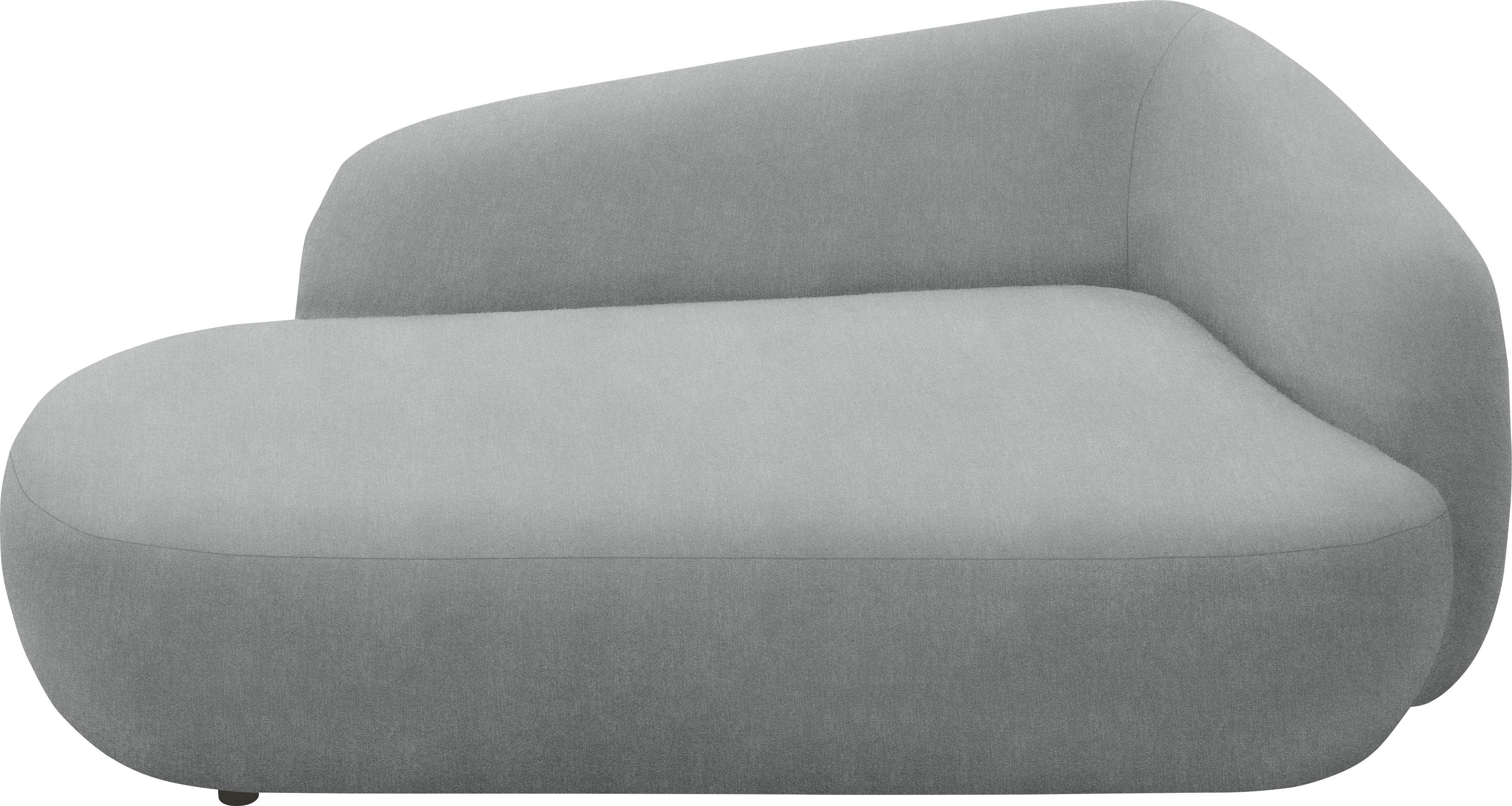 andas Récamier Björnar incl. reversible-sierkussen: bloemmotief, resp. uni, Binnenvering, armleuning links of rechts naar keuze, B/D/H: 183x105x75 cm