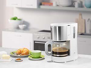 Braun Filterkoffieapparaat PurShine KF1500 BK, 1,7 l, 1000w, automatische uitschakeling, uitneembare filtermand, roestvrij staal