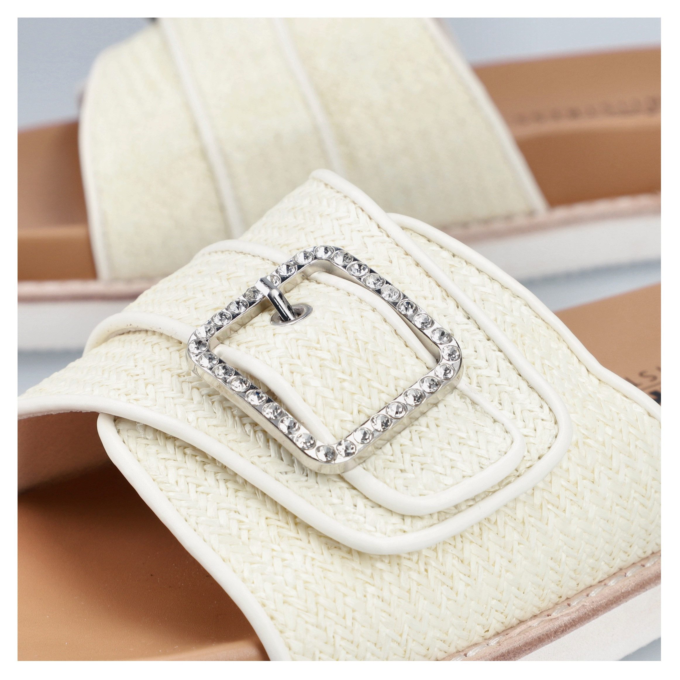 Rieker Slippers , zomerschoen, strand schoen met praktische klittenband
