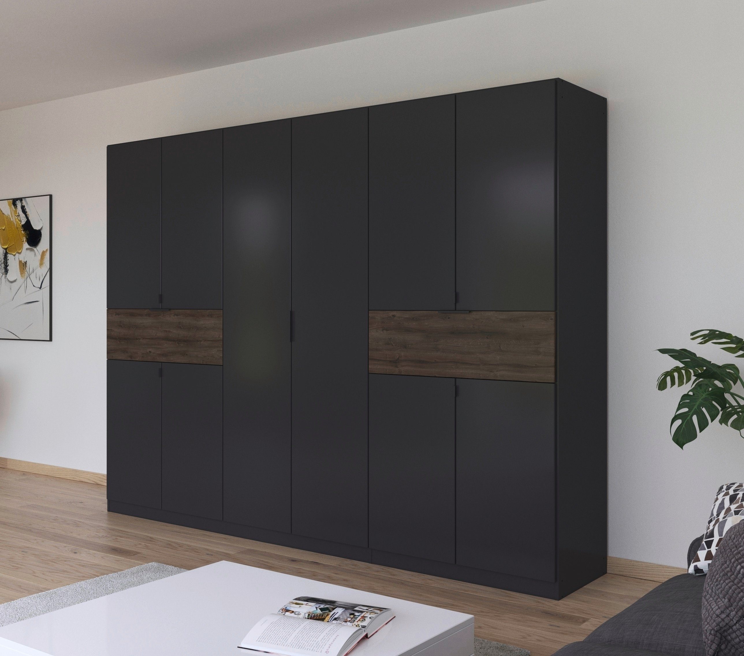 rauch Draaideurkast Kledingkast kast garderobe waskast TICAO met 2 ruime lades, veel opbergruimte made in germany