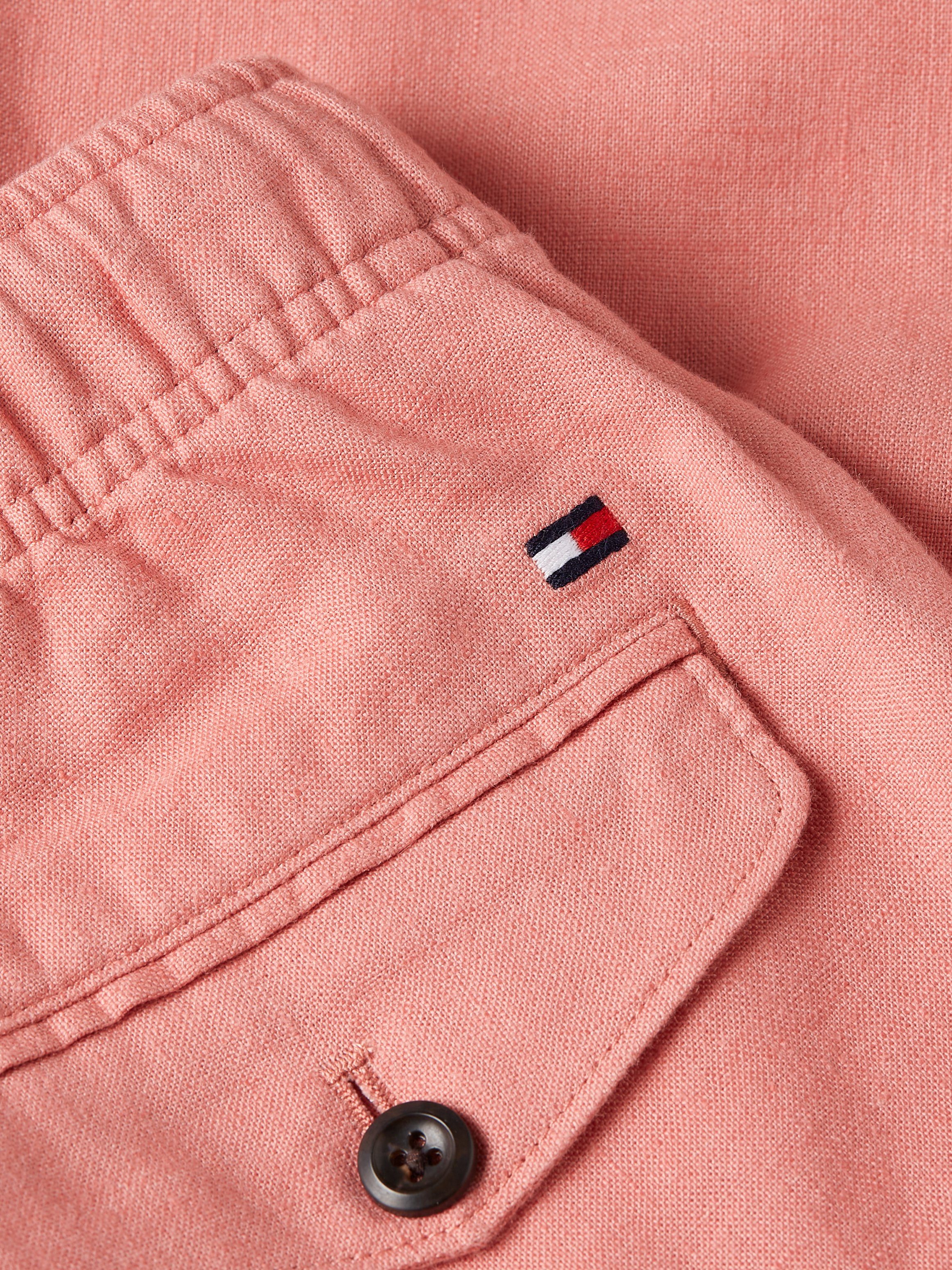 Tommy Hilfiger Short HARLEM PO DRWS LINEN met elastische taille