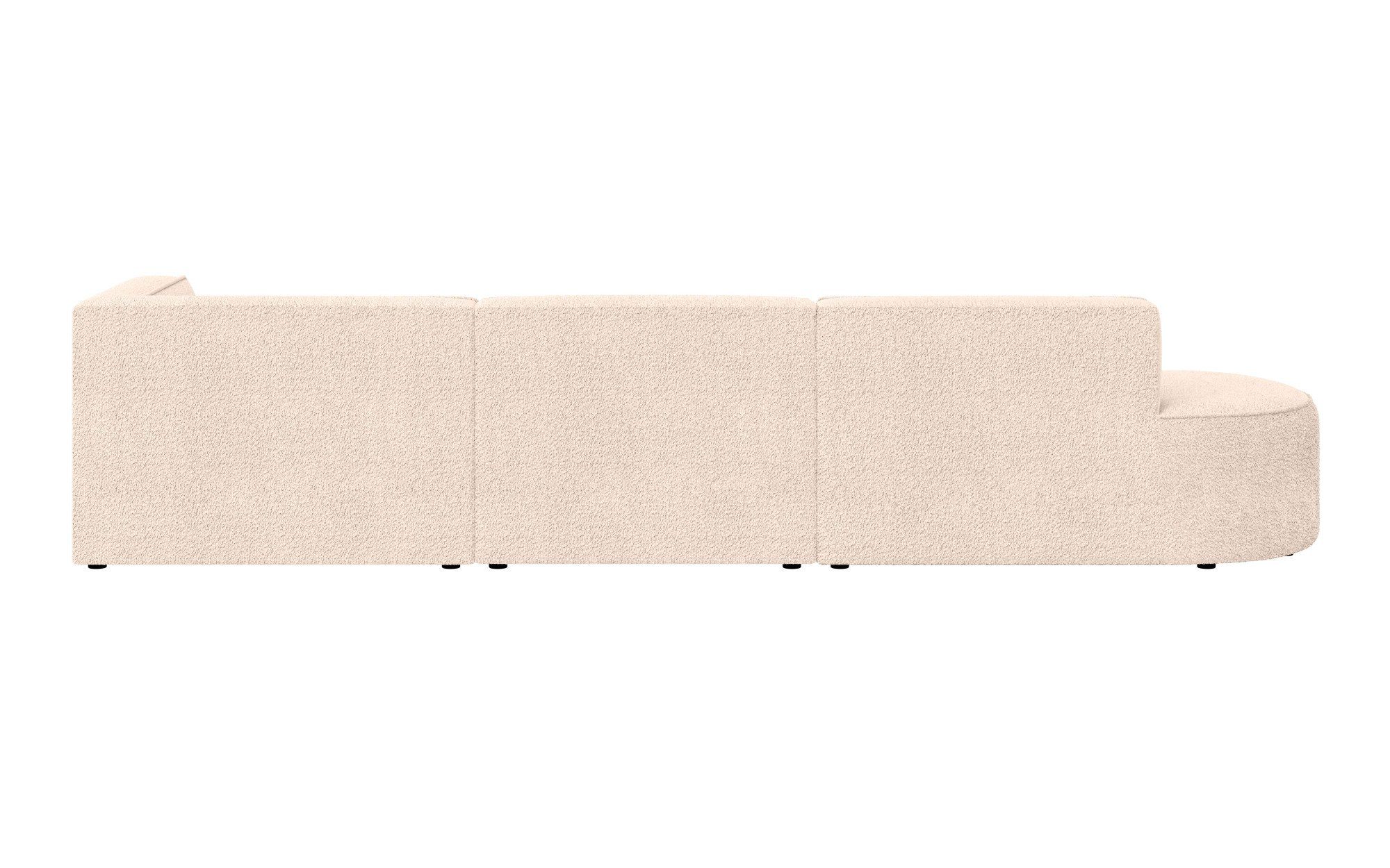 andas Hoekbank EIVIND designerbank met ottomane rechts/links, B/D/H: 343/159/72 cm