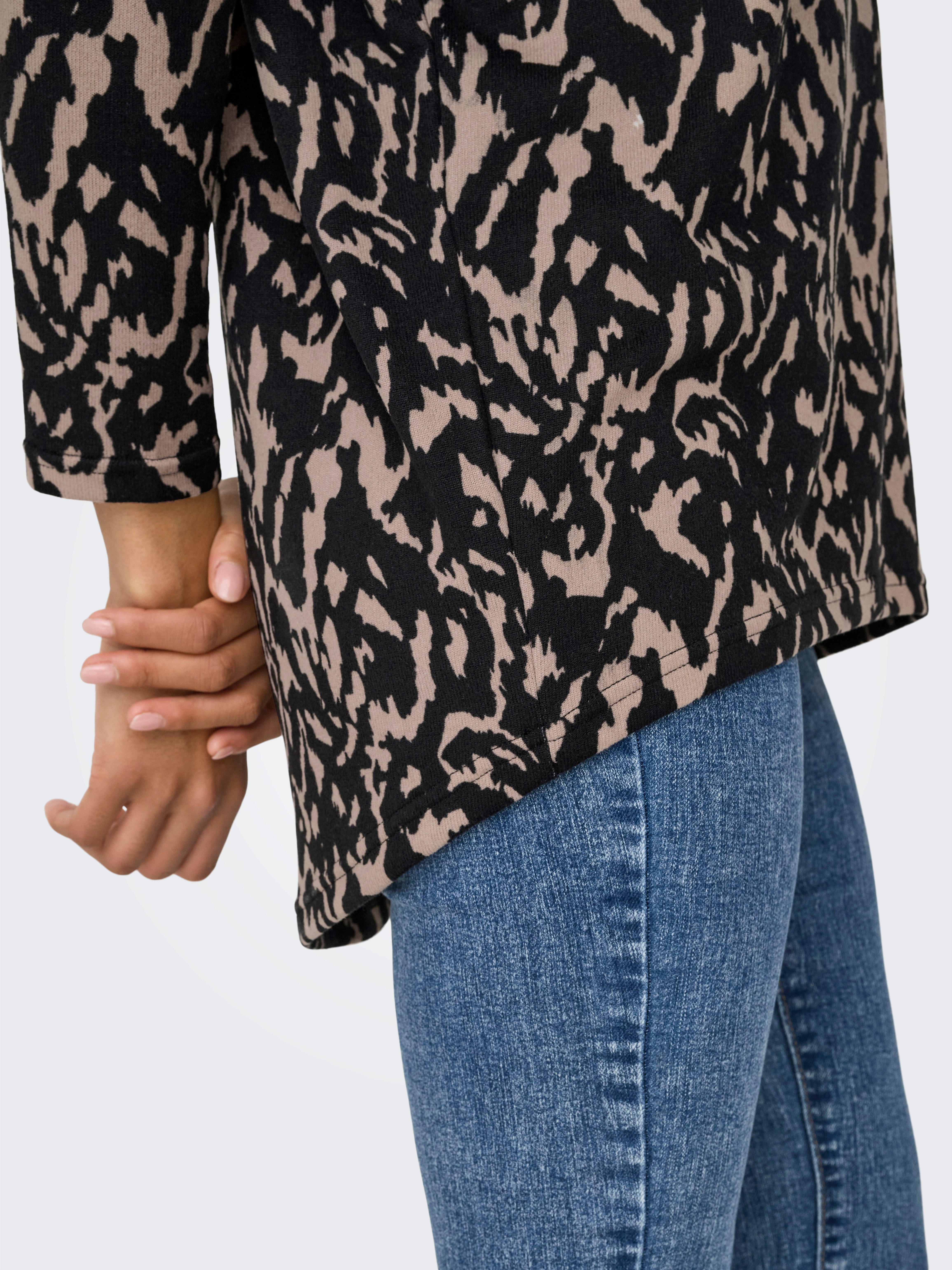 Only Shirt met 3/4 mouwen ONLELCOS 4/5 AOP TOP JRS