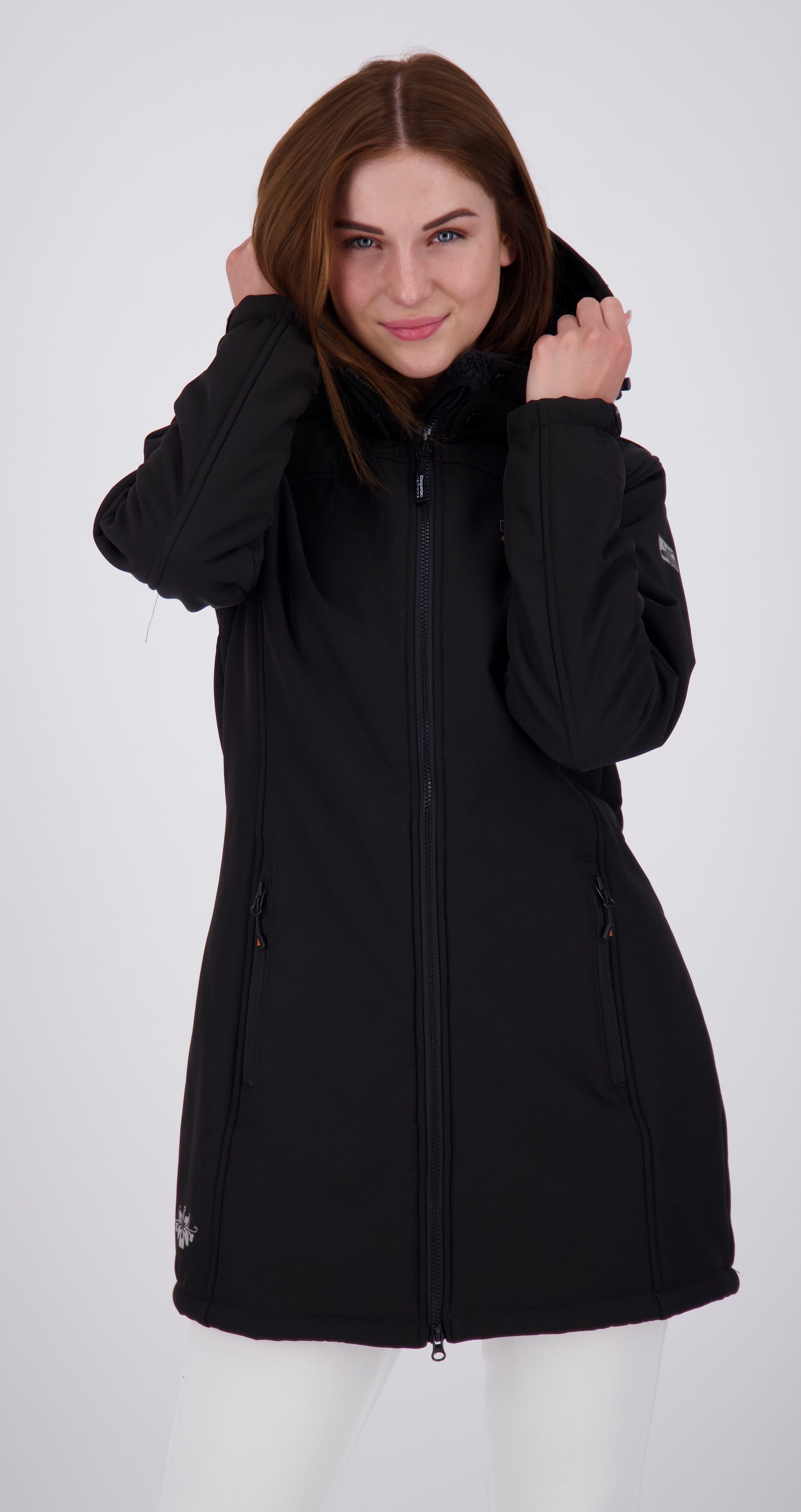 DEPROC Active Softshell-jas KEELE PEAK II DAMES kleding maat 46 (L) zwart