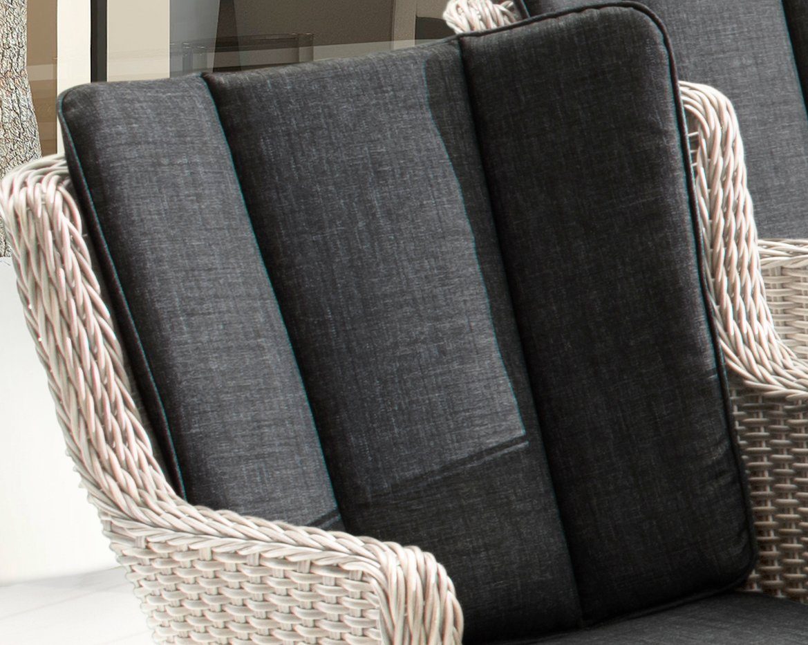 Destiny Tuin-eethoek Luna Aluminium, polyrotan (set, 13-delig)