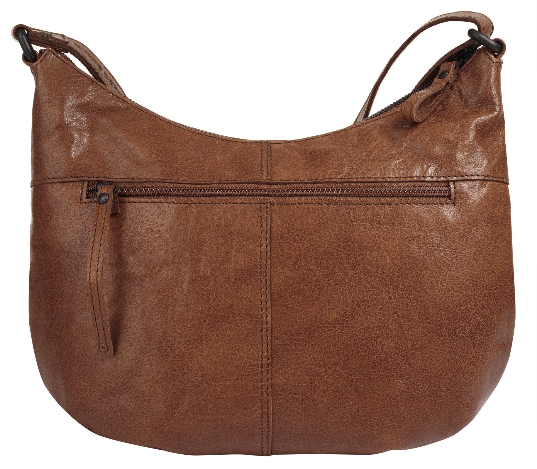 Spikes & Sparrow Schoudertas echt leder