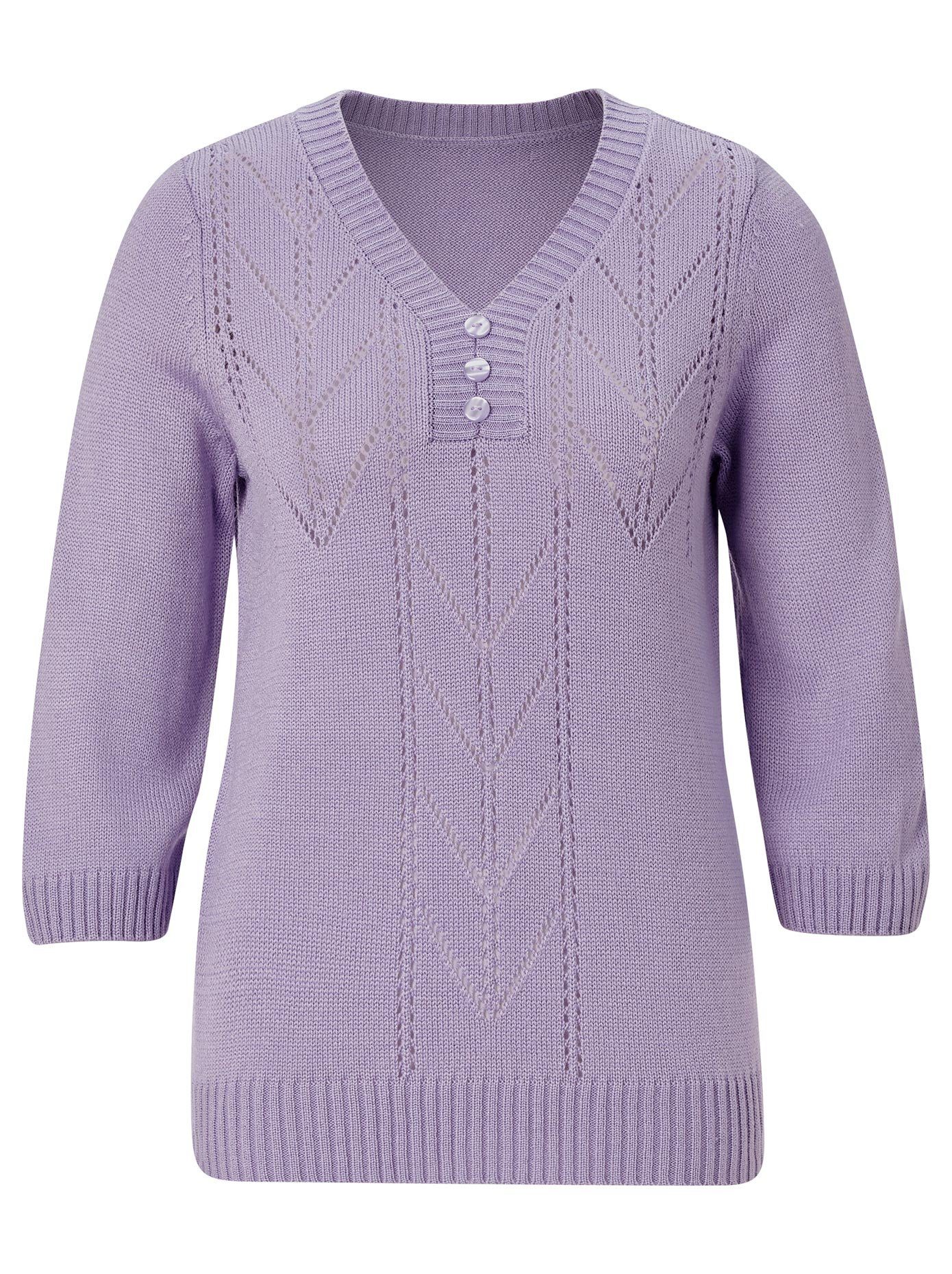 Classic Basics Trui met 3/4-mouwen Trui
