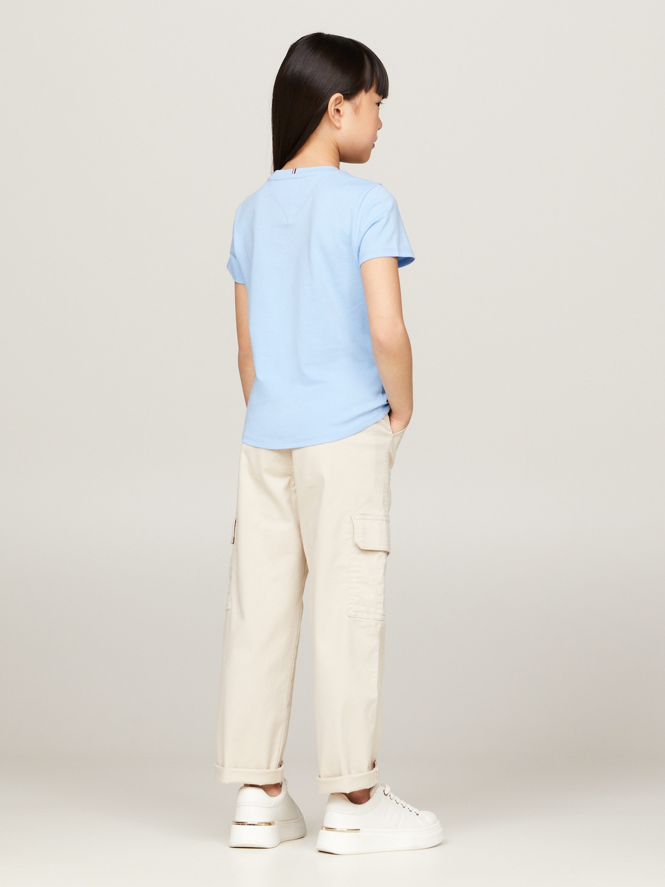 Tommy Hilfiger Shirt met korte mouwen ESSENTIAL TEE S/S met tommy hilfiger logo-opschrift (1-delig)
