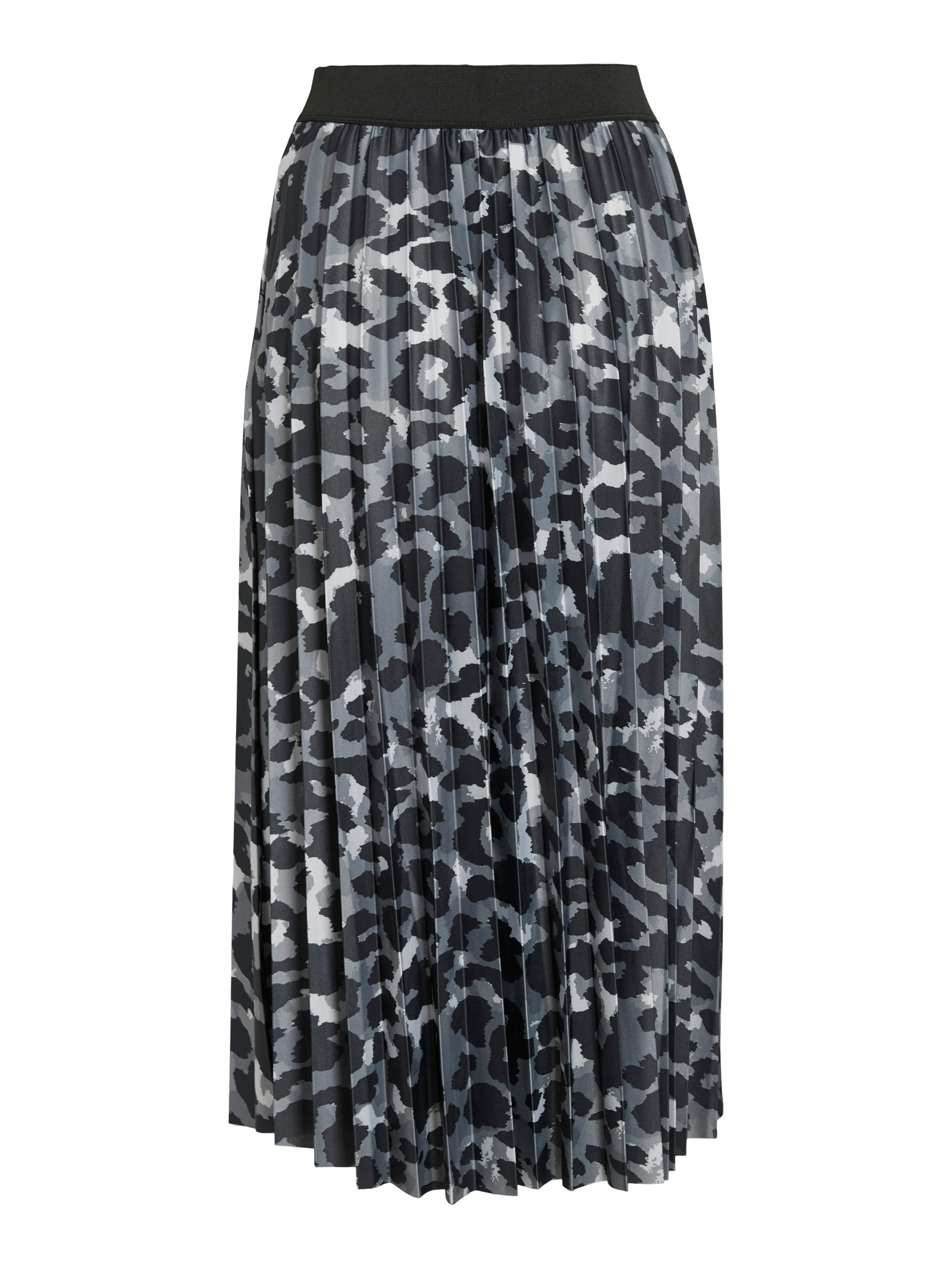 Vila Plissérok VINITBAN PRINT SKIRT - NOOS