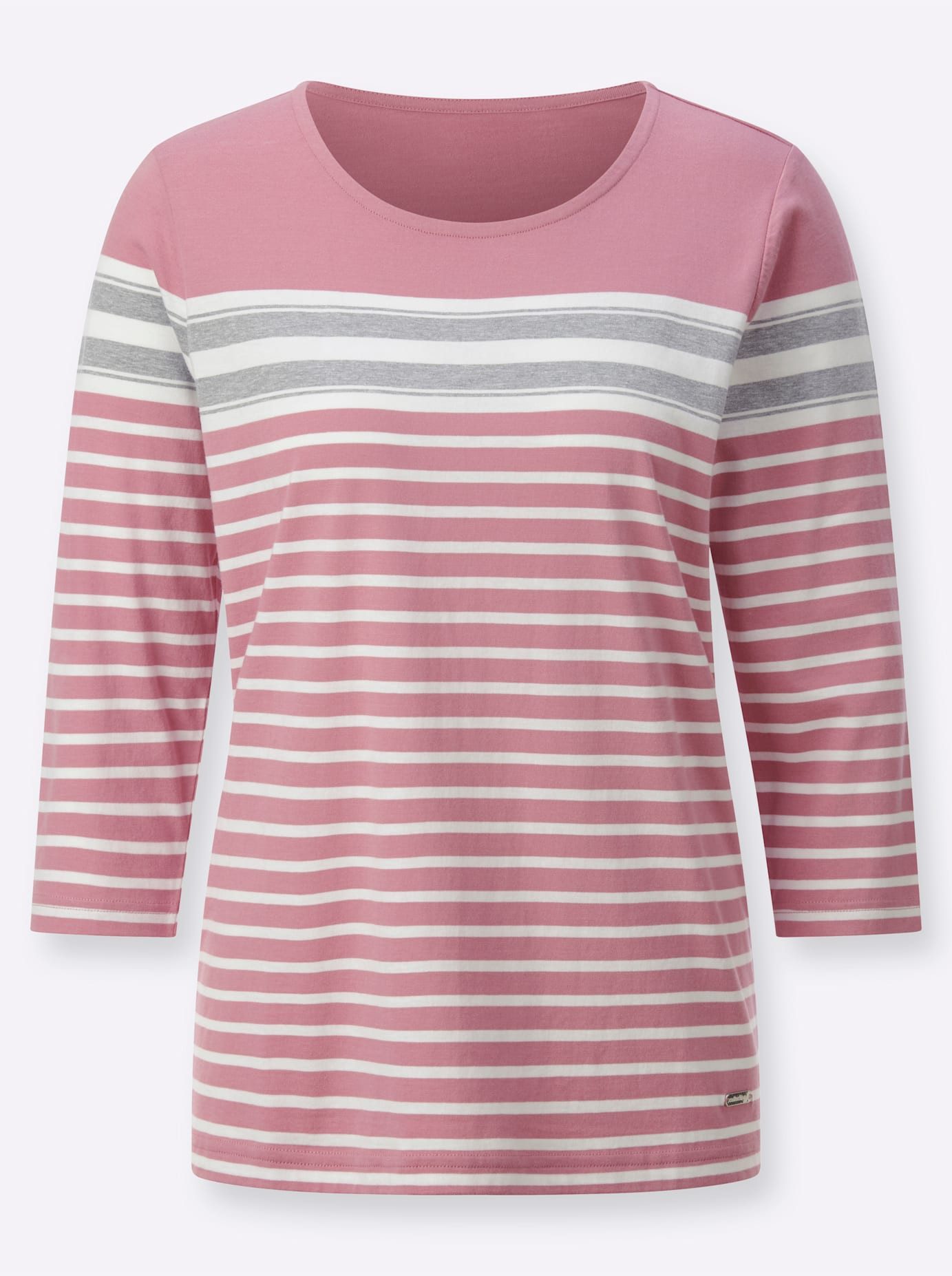 Casual Looks Shirt met 3 4 mouwen Shirt (1-delig)