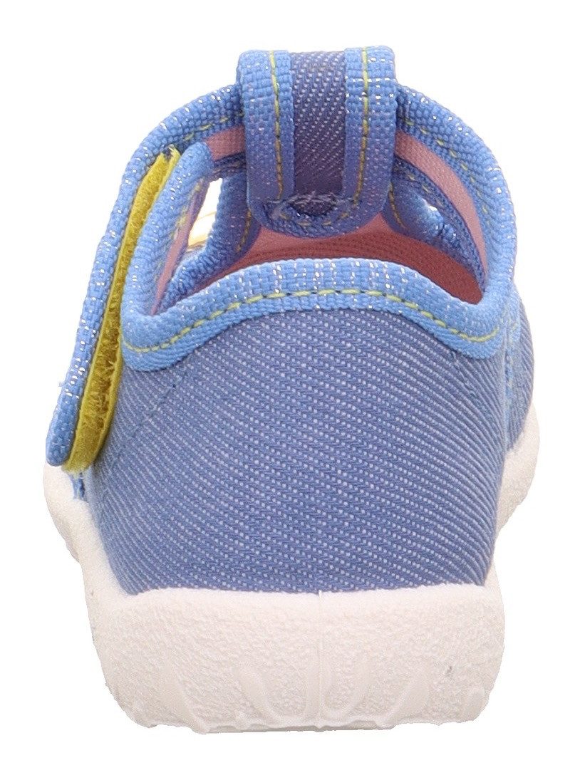 Superfit Pantoffels SPOTTY WMS: middel Ballerina met klittenbandsluiting, maat sjabloon om te downloaden