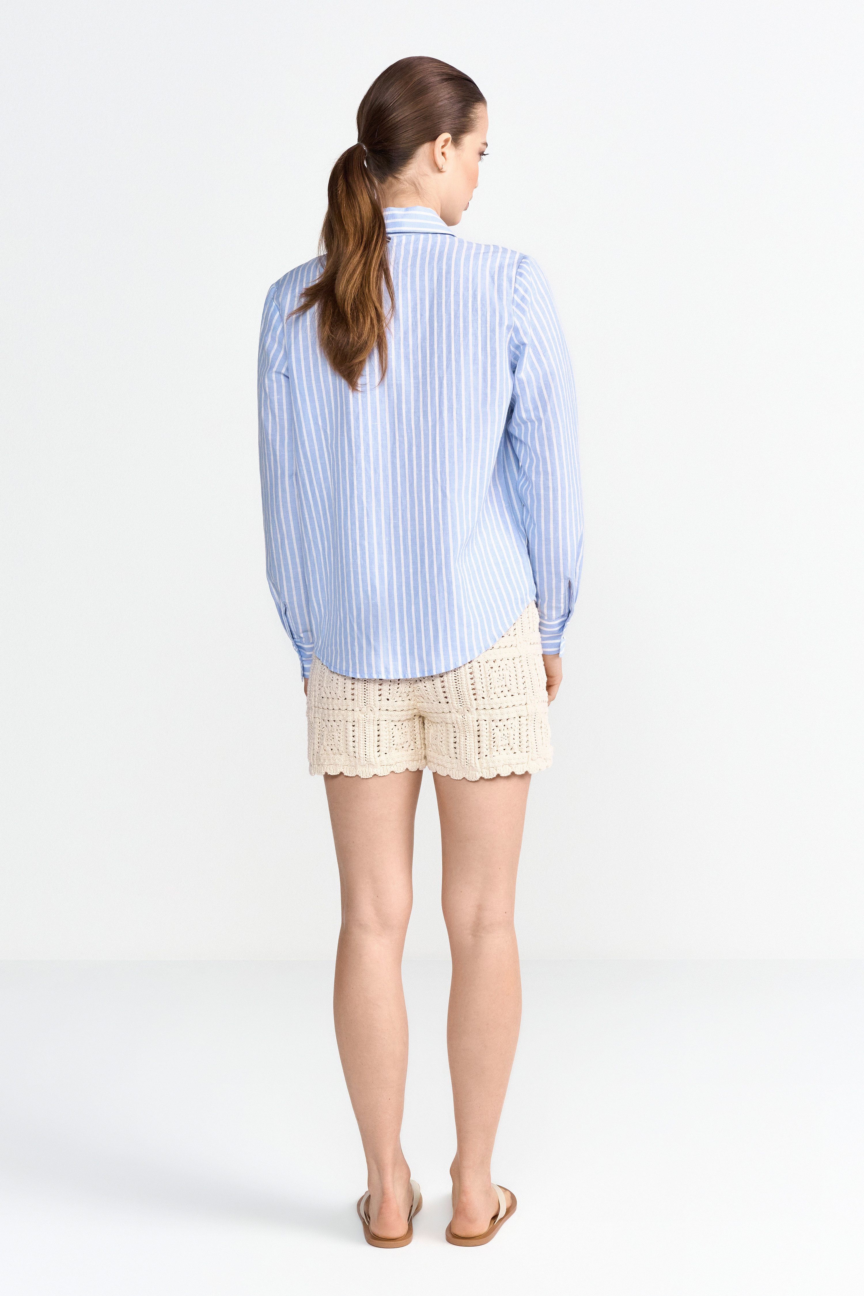 Rich & Royal Overhemdblouse Met ronde halsopening en knoopsluiting