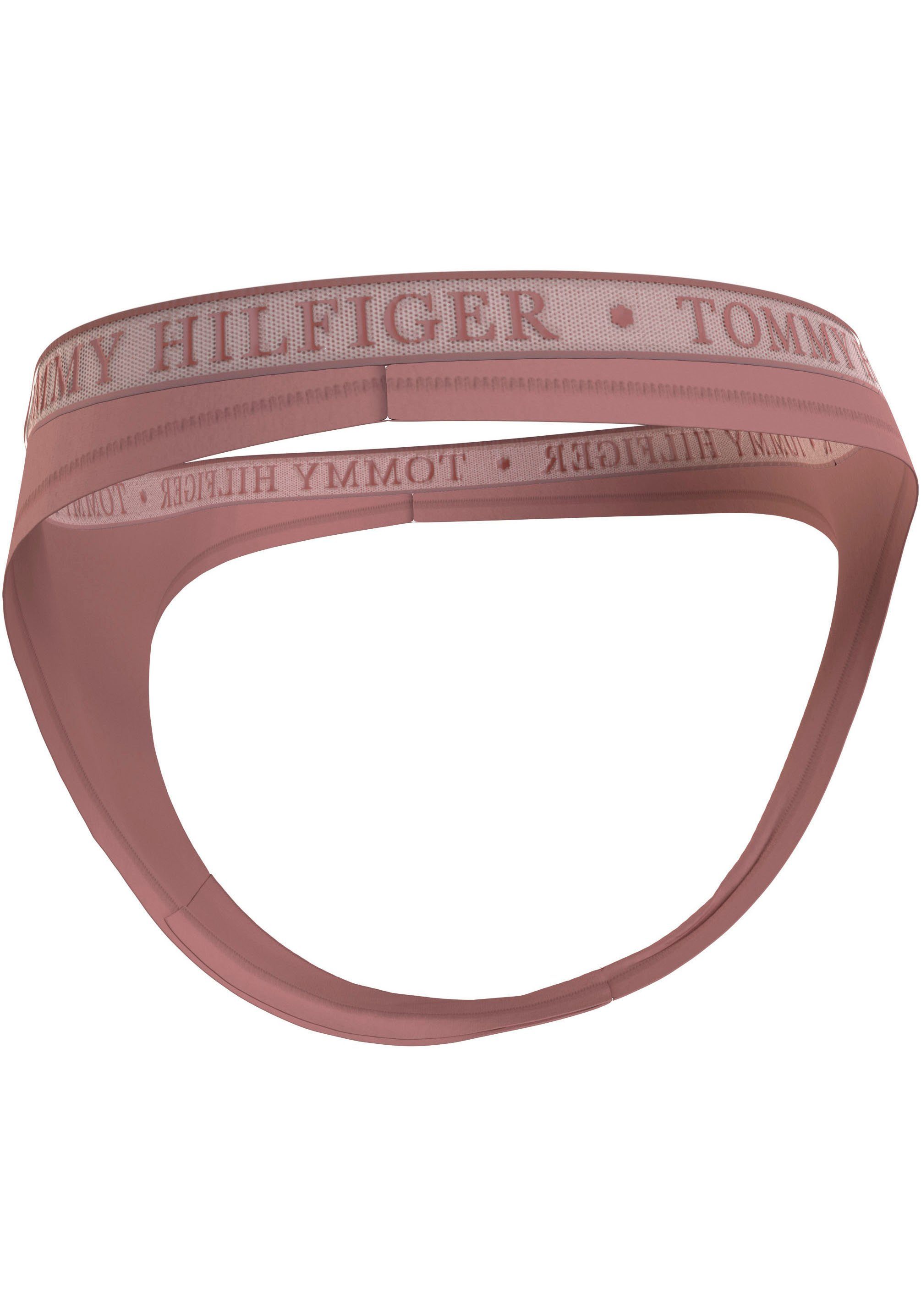Tommy Hilfiger Underwear Slip LACE 3P THONG (EXT SIZES) met tommy hilfiger logoband (Set van 3)