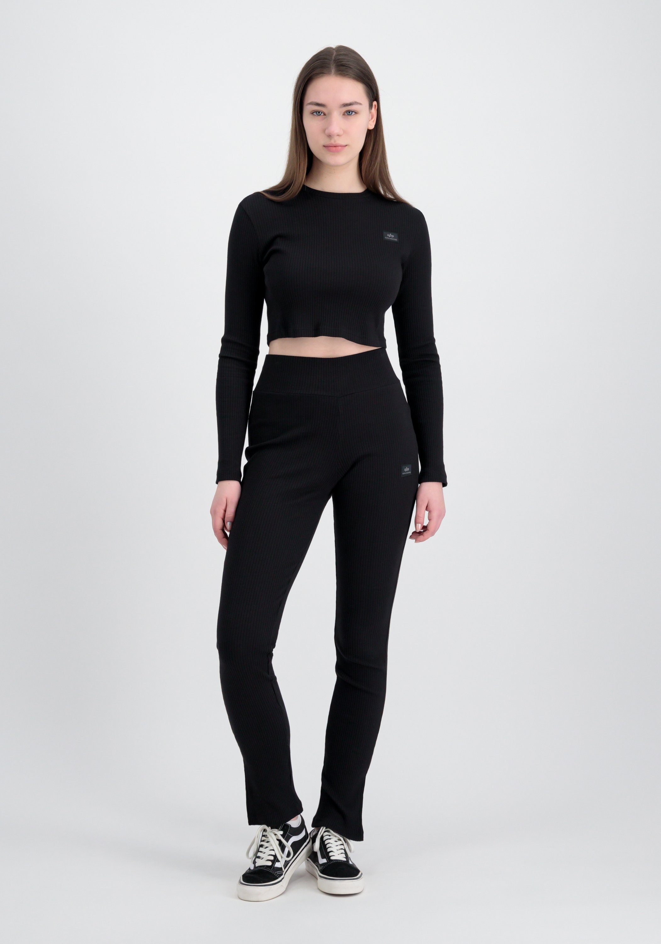 Alpha Industries Longsleeve Alpha Industries Women - Longsleeves X-Fit Rib LS C Women