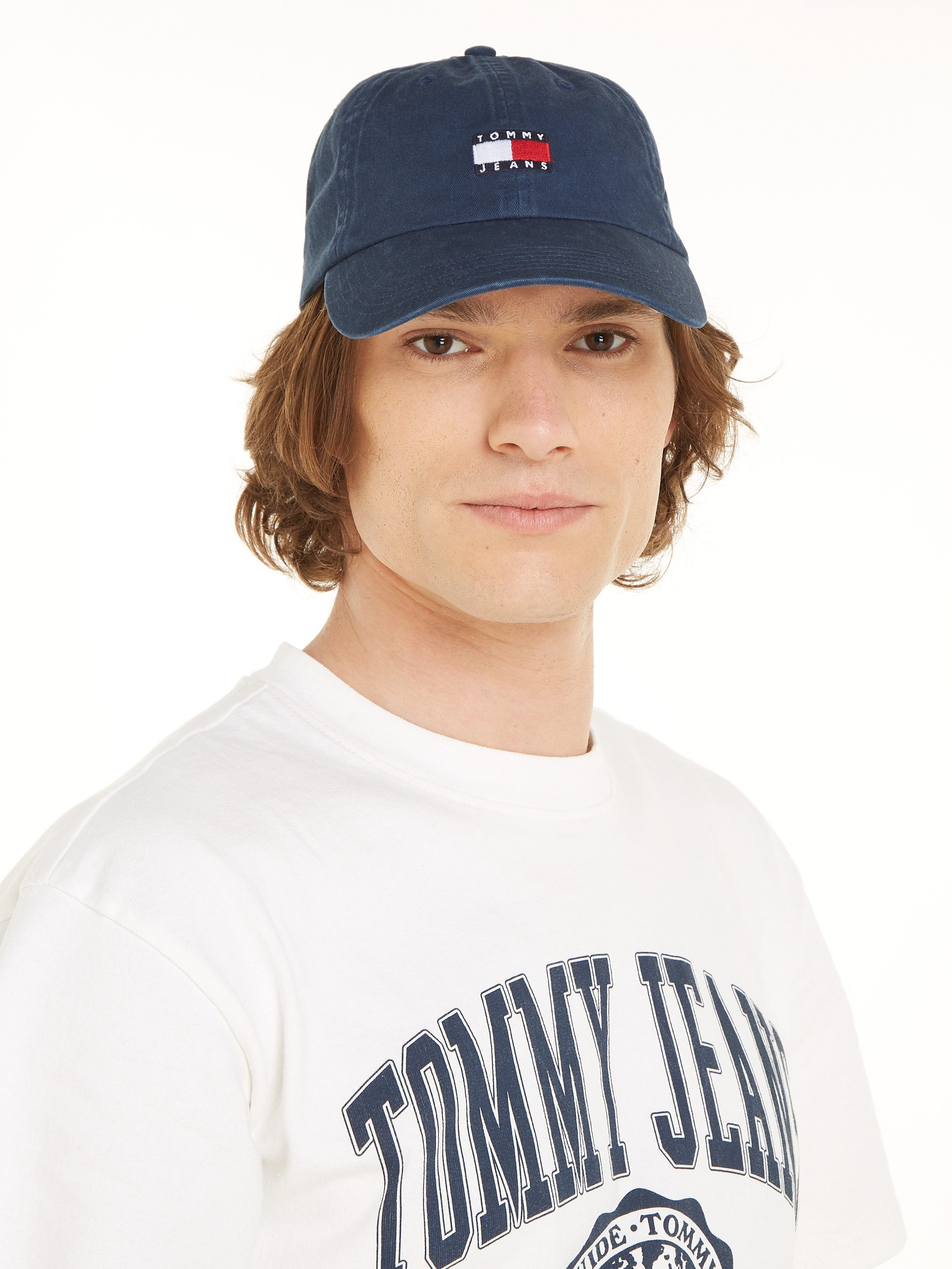 TOMMY JEANS Baseballcap TJM HERITAGE CAP met groot logoborduursel