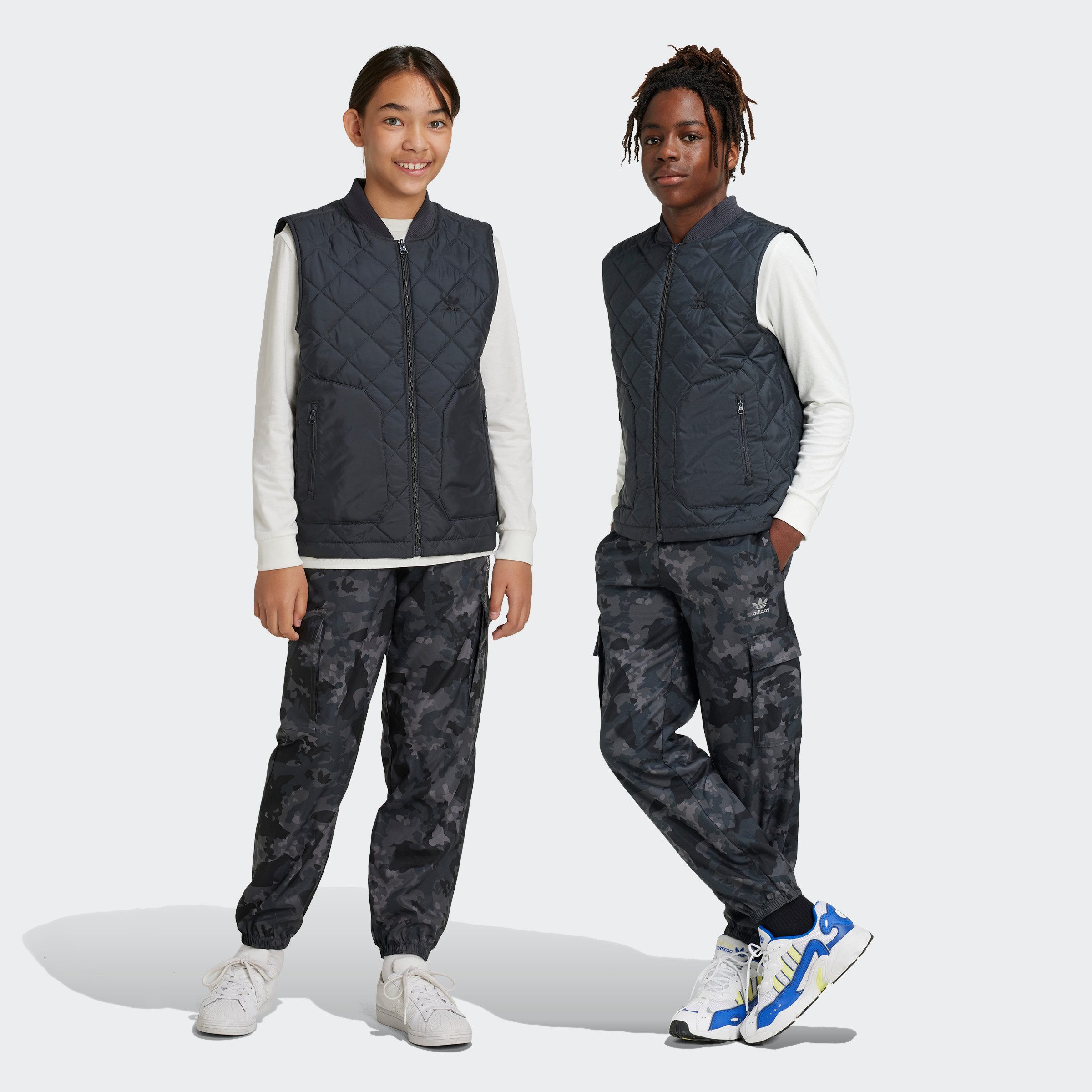 adidas Originals Sportbroek Cargo Pants (1-delig) kinderen trainingsbroeken maat 176 grijs
