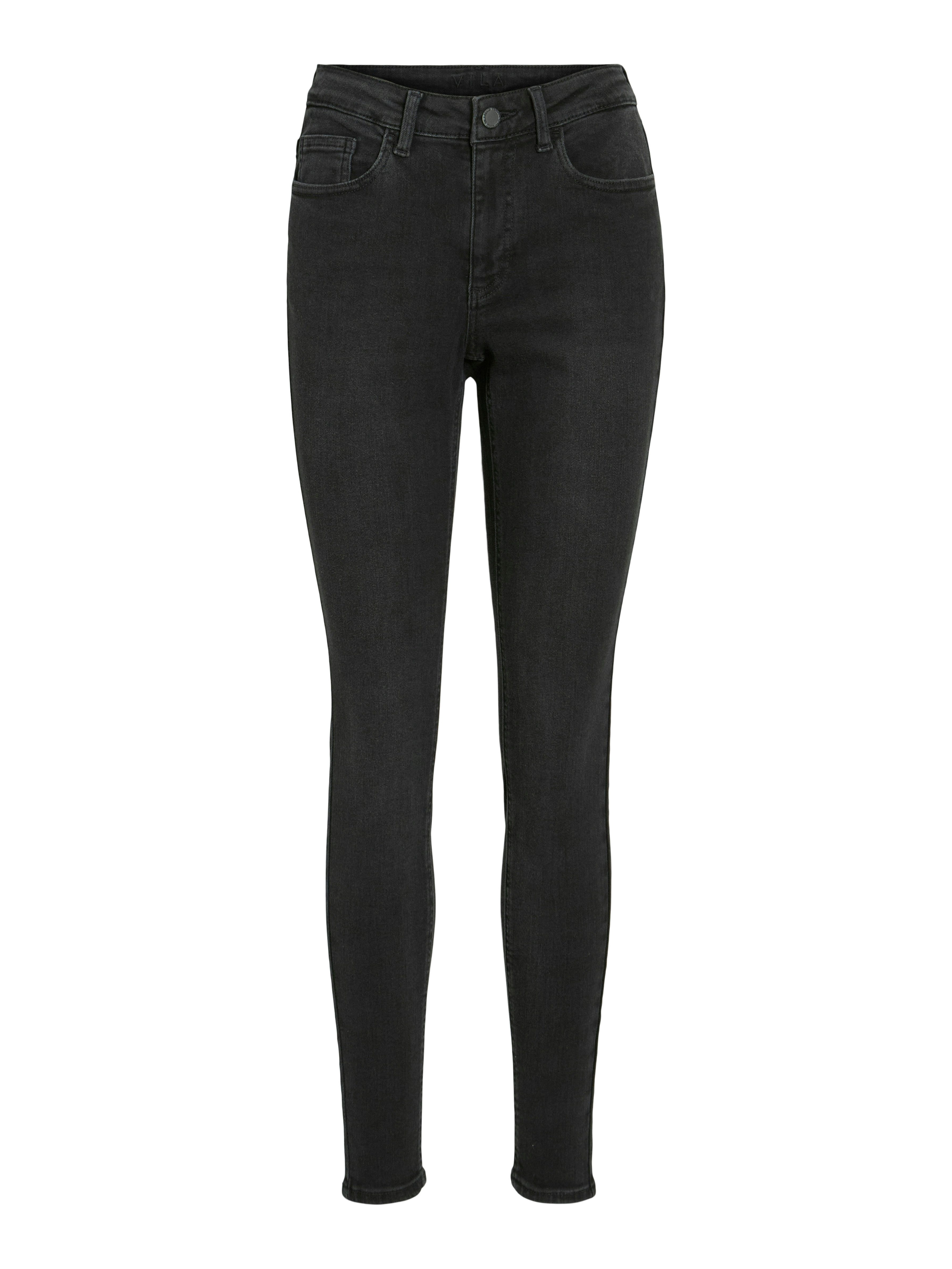 Vila Skinny fit jeans VISARAH RW SKINNY JEANS BLK BUB00-NOOS