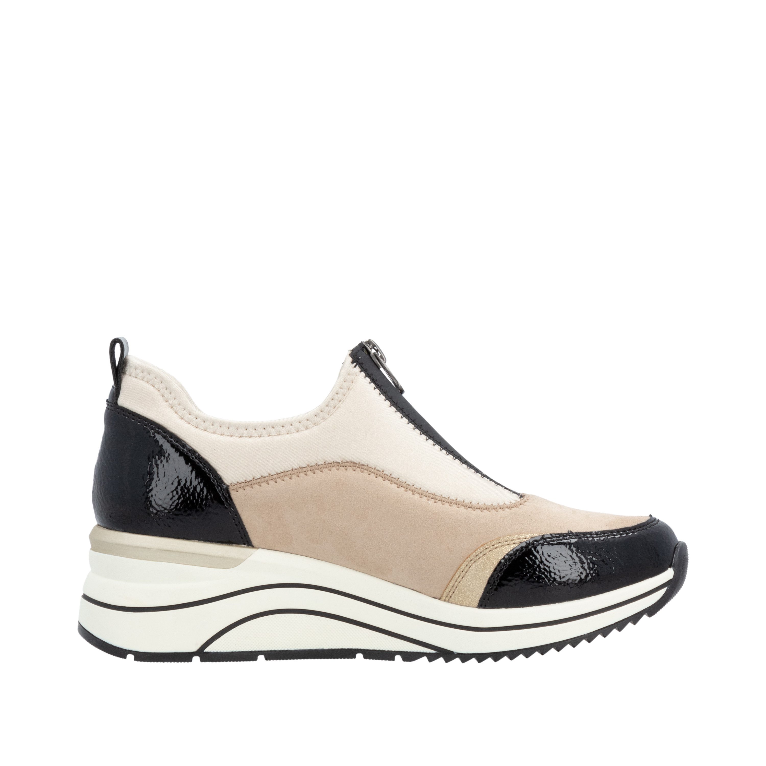 Remonte Slip-on sneakers Elisabeth Hurley-Collection , wedge sneaker, slipper, instapschoen, vrijetijdsschoen, vegan