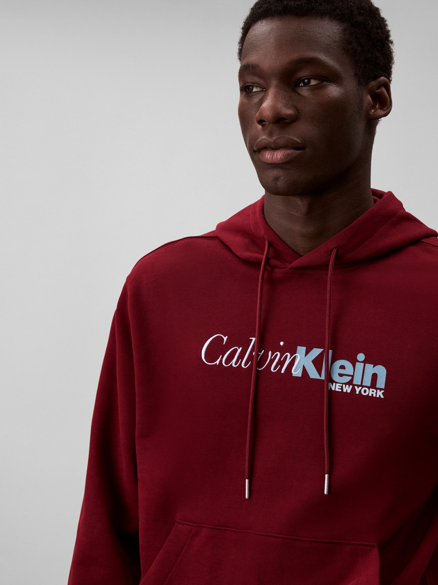 Calvin Klein Hoodie LS EU 350TERRY CURSIVE GRAPHIC H
