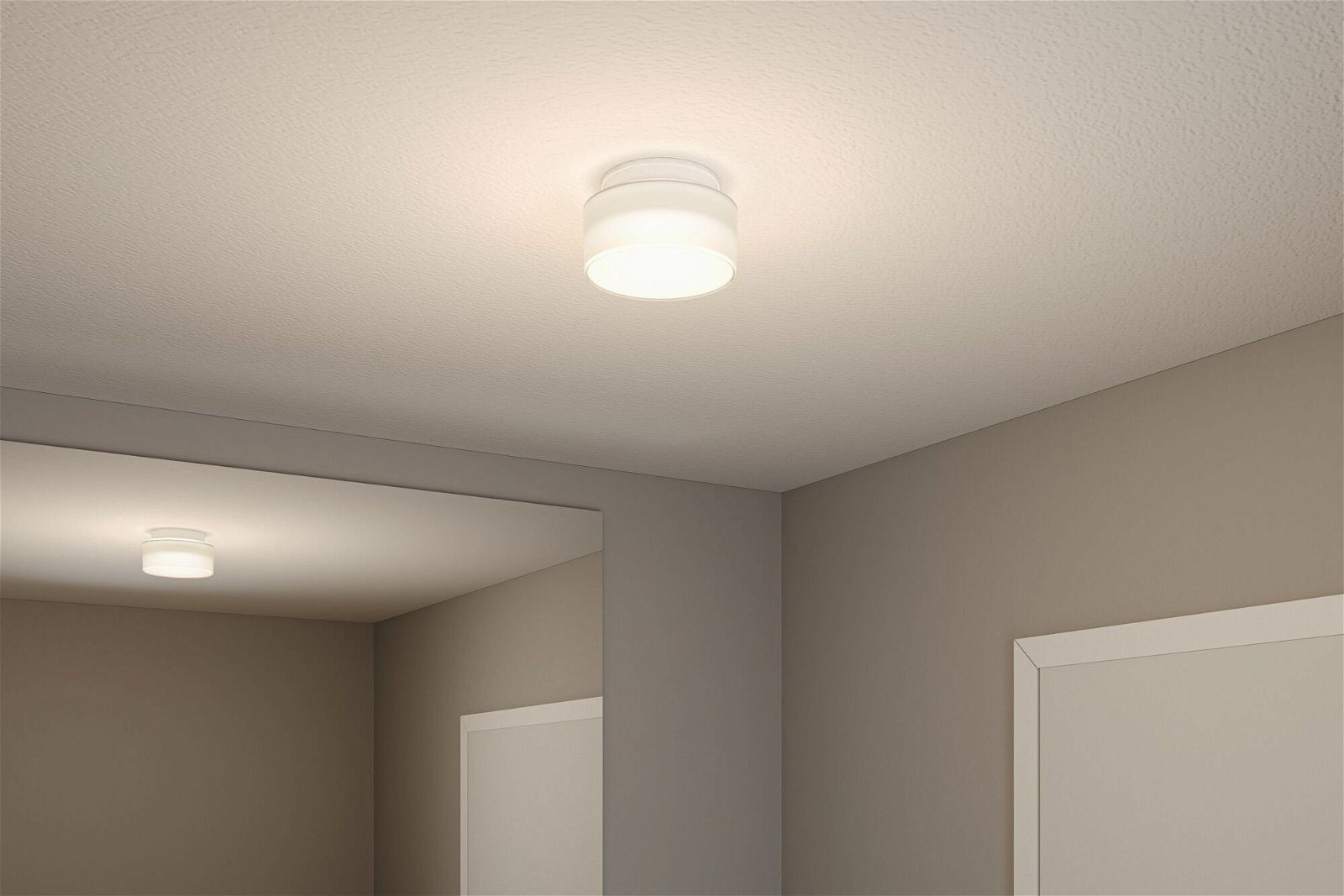 Paulmann Led-plafondlamp Selection Bathroom Maro IP44 1x6,8W rond 155mm 3000K Wit Kunststof