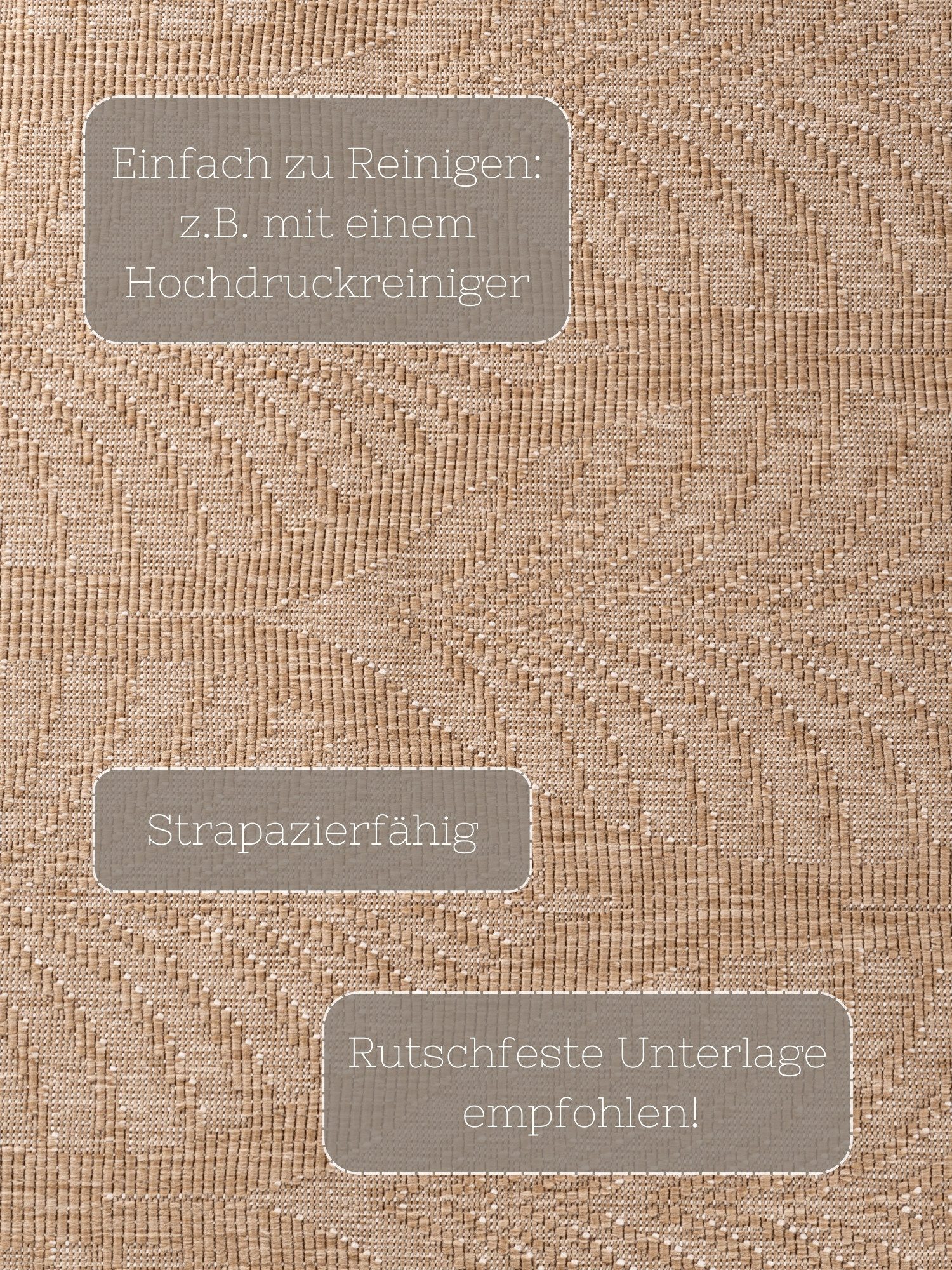 NORTHRUGS Outdoorkleed Liora omkeerbaar tapijt