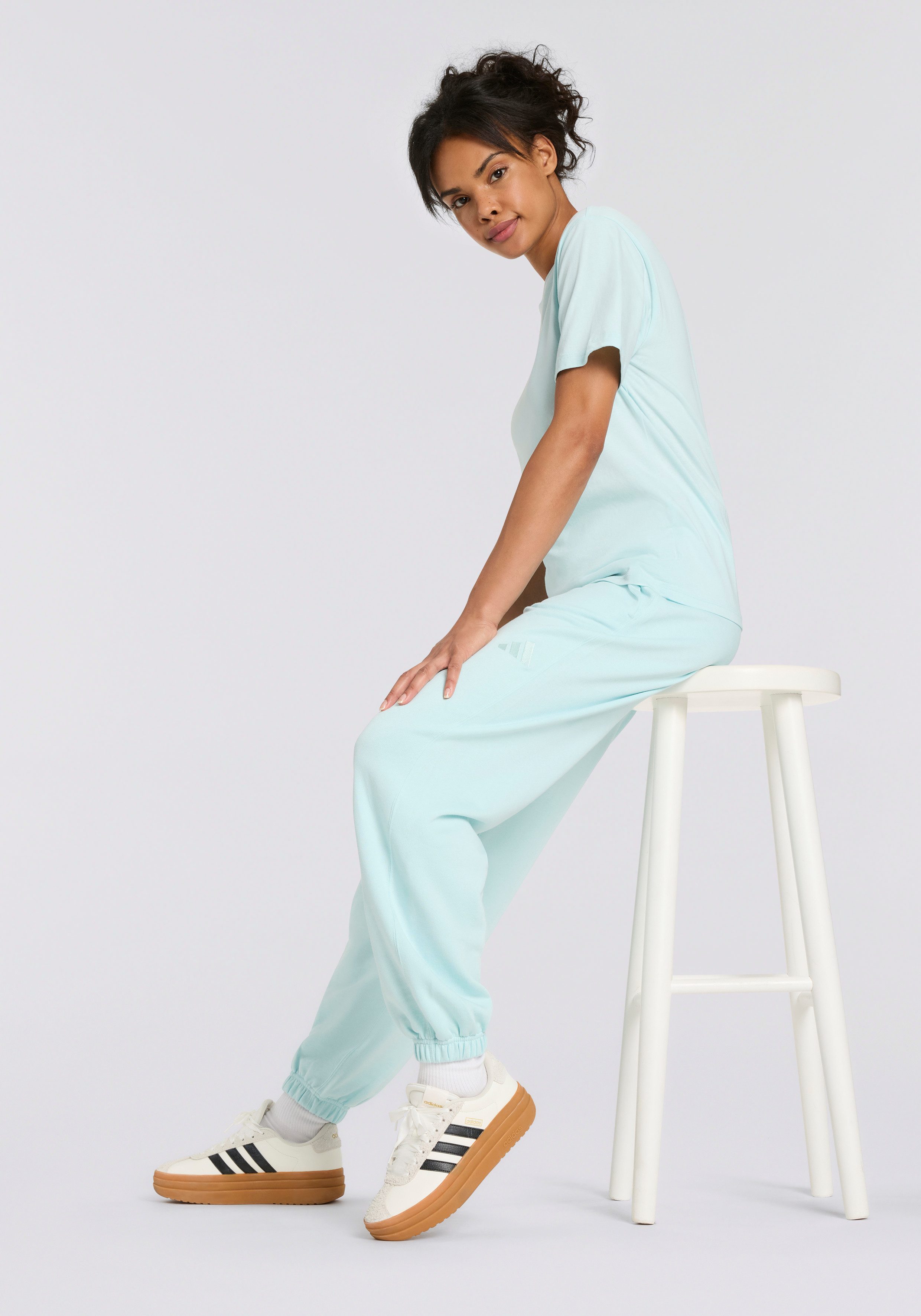 adidas Sportswear Sportbroek W ALL SZN FT PT Losjes gesneden, middelhoge band (1-delig)