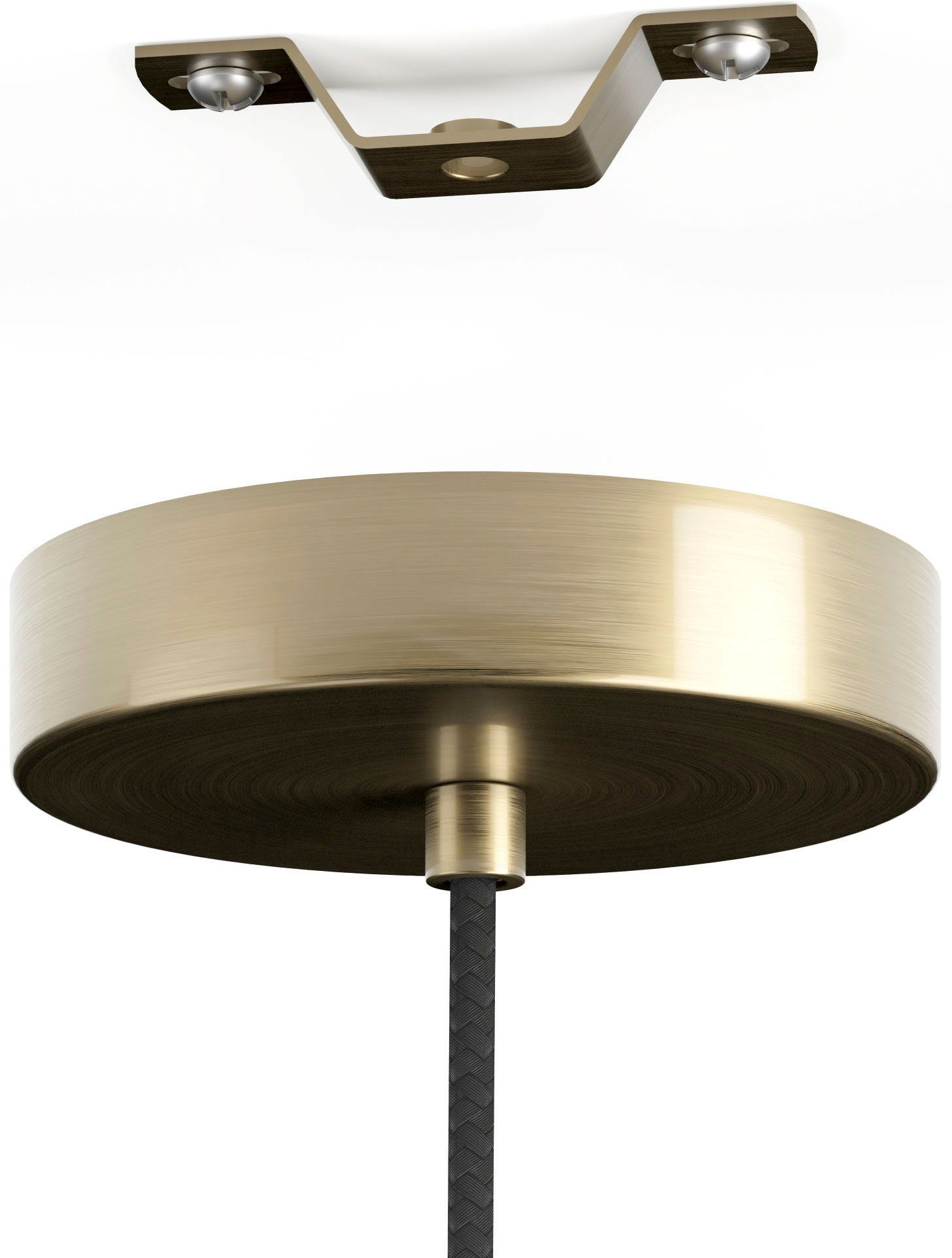 EGLO Hanglamp SOUTHERY Hanglamp in goudkleur en wit van staal - excl. E27 - 40W (1 stuk)