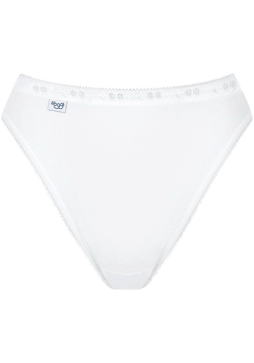 Sloggi Tai slip Basic+ Tai 4P perfecte pasvorm, elastische katoenstof (4 stuks, Set van 4)