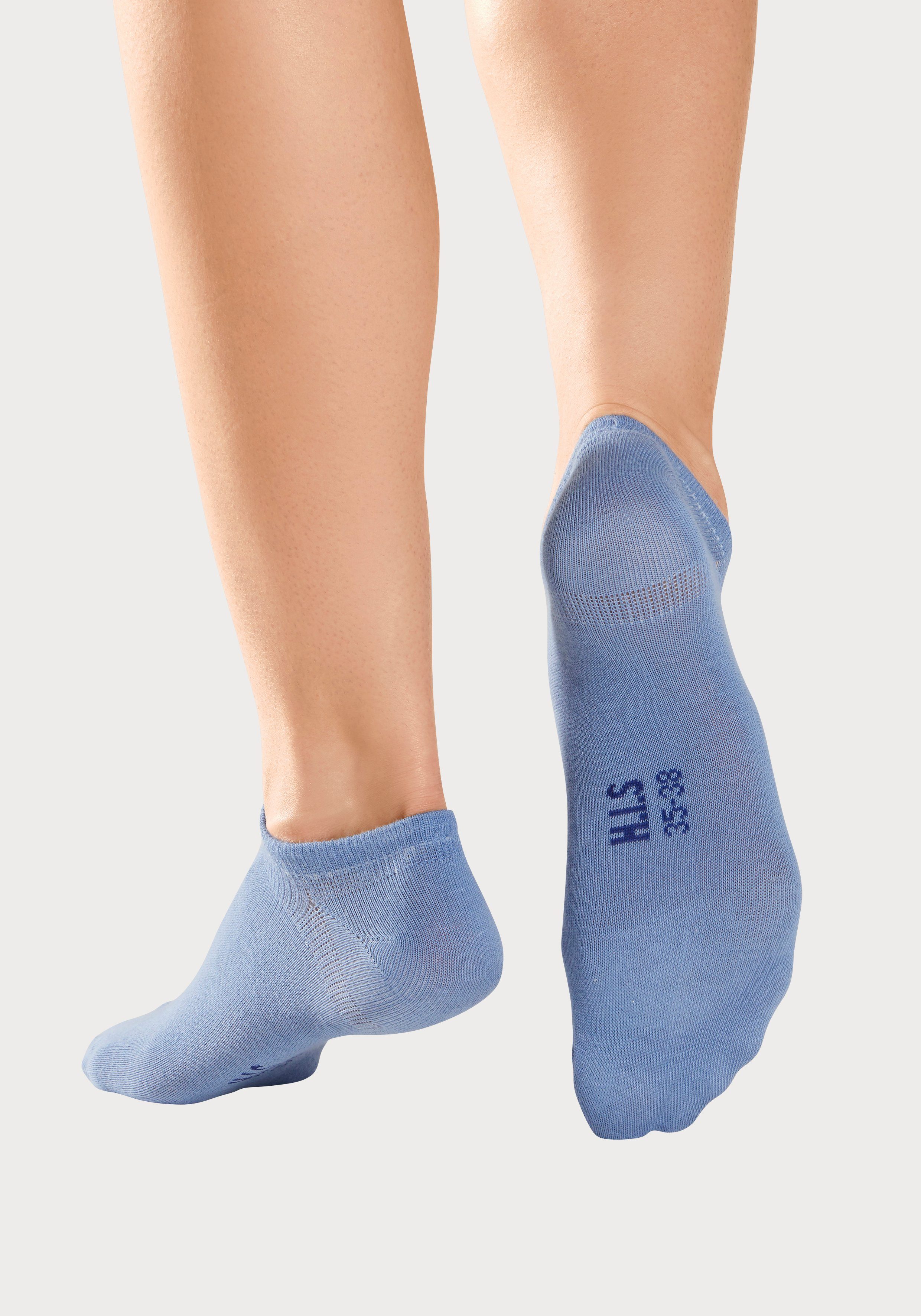 H.I.S Sneakersokken met bijzonder korte schacht (set 6 paar)