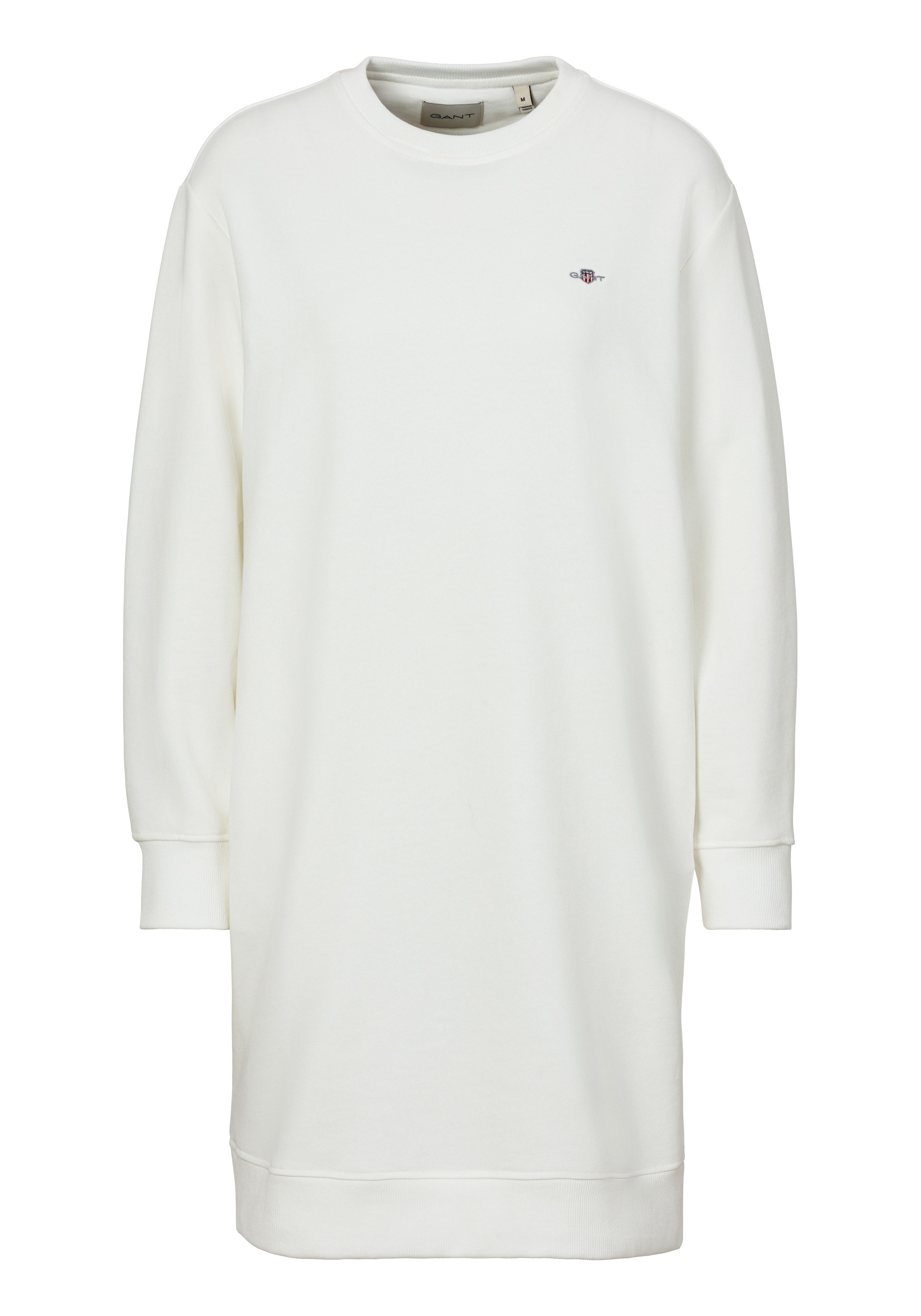 Gant Sweatjurk SHIELD C-NECK SWEAT DRESS Shield sweatjurk met ronde hals