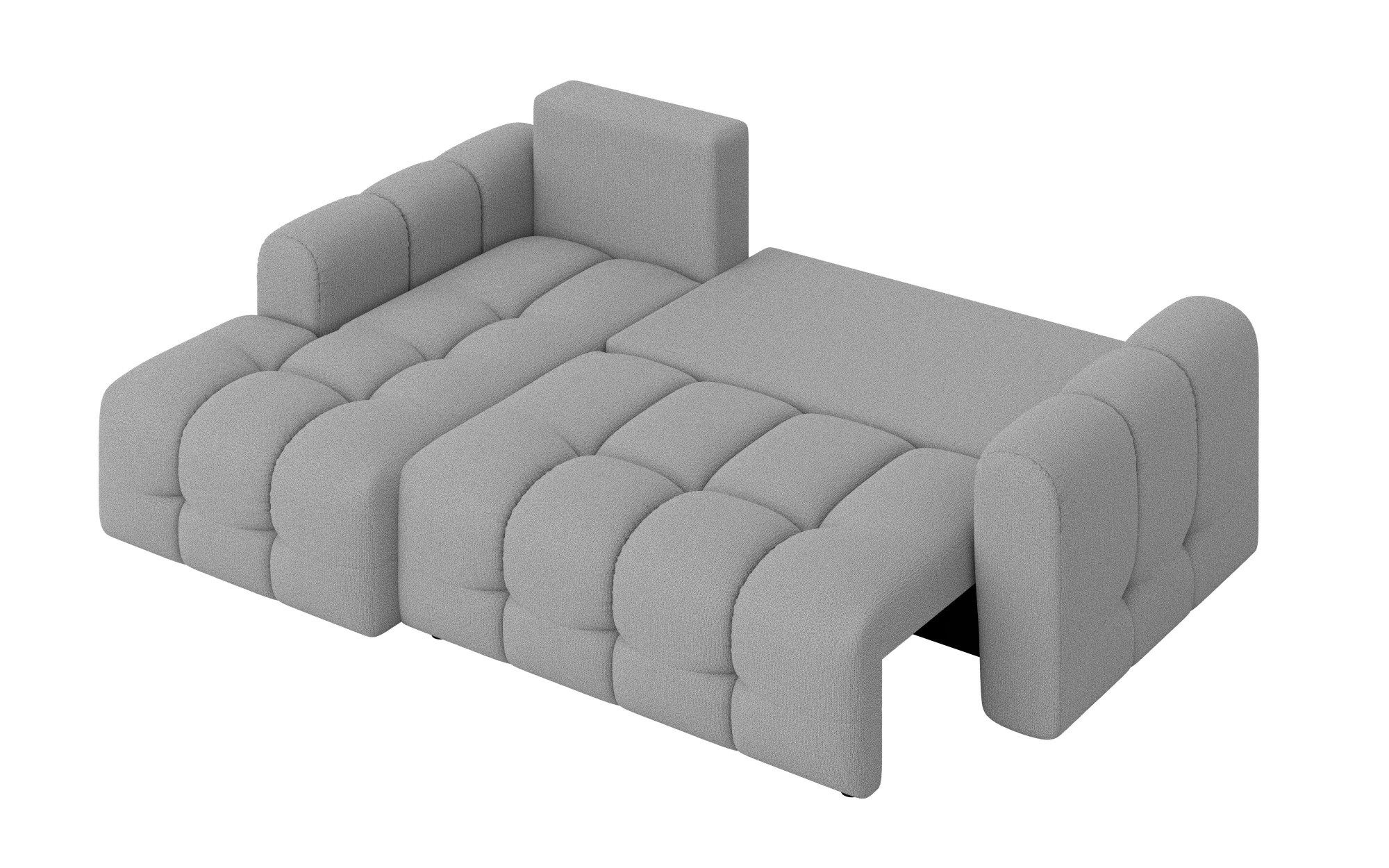 INOSIGN Hoekbank Manilla, optioneel met bedfunctie, B/D/H 265/170/91 cm L-vorm met recamiere rechts/links bestelbaar, golfondersteuning