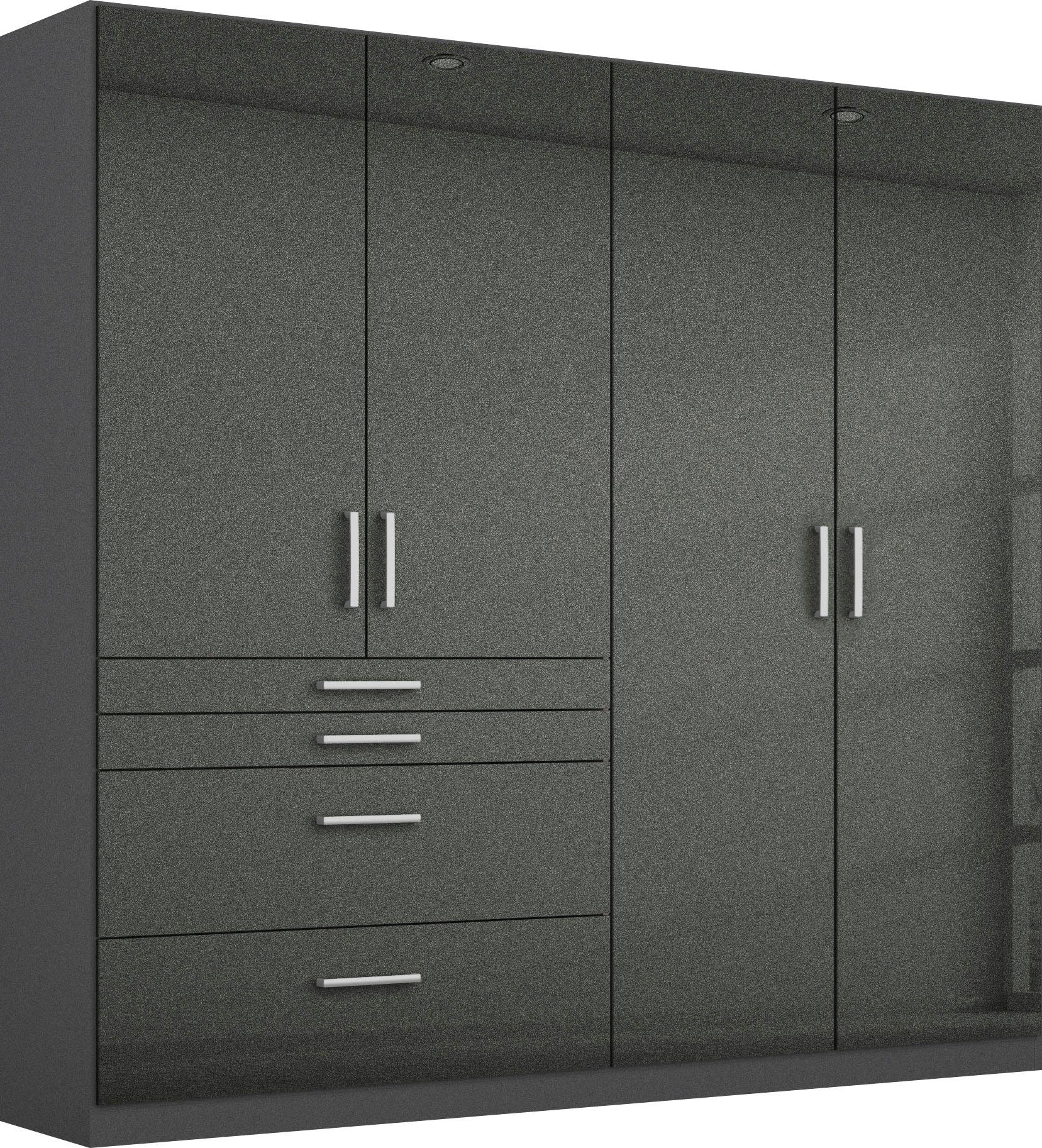rauch Kastenset Kledingkast kast garderobe garderobekast hoekkast HOMBURG veel opbergruimte, bovenste lade met indeling made in germany