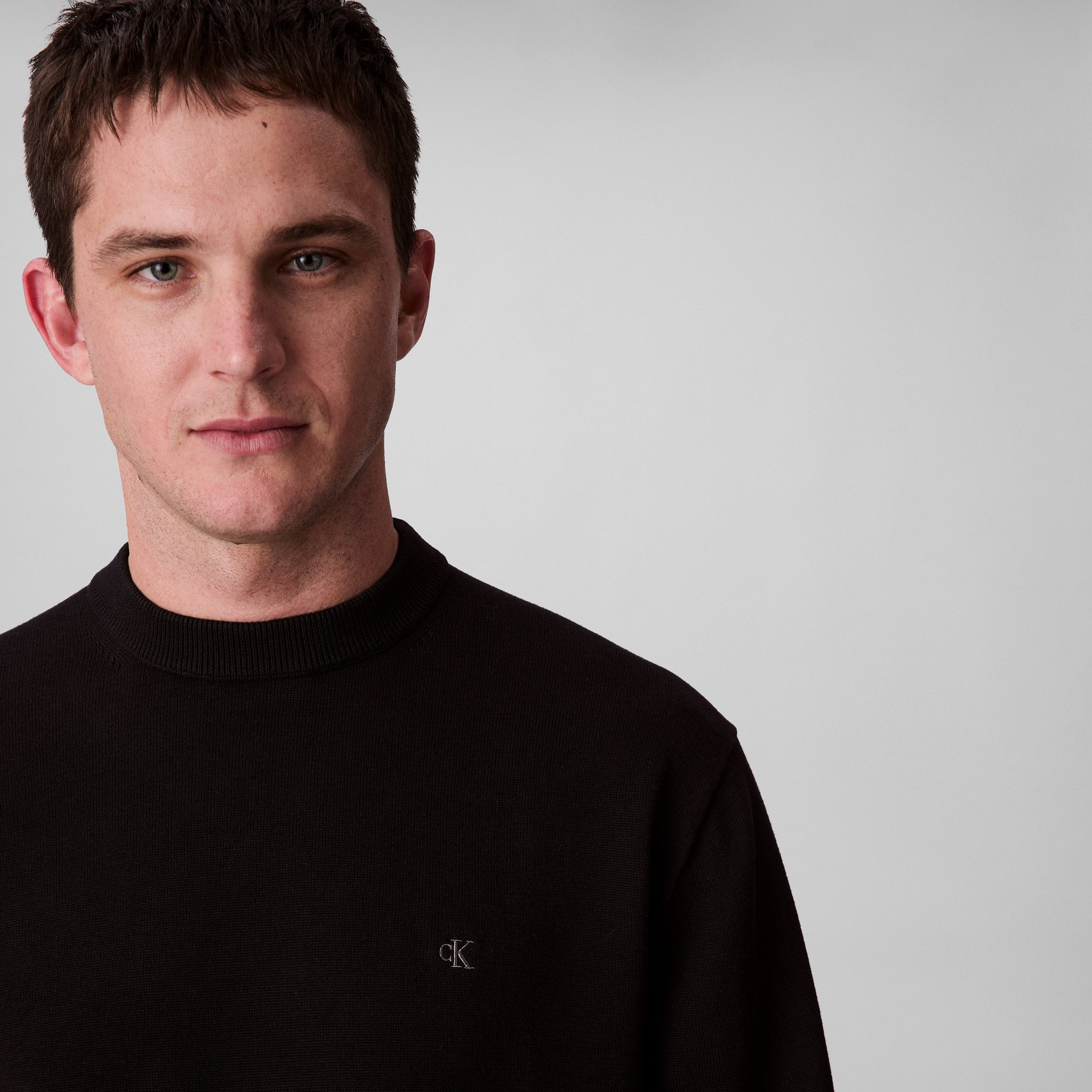 Calvin Klein Gebreide trui LS EZ COTTON CREWNK SWEATER 12GG
