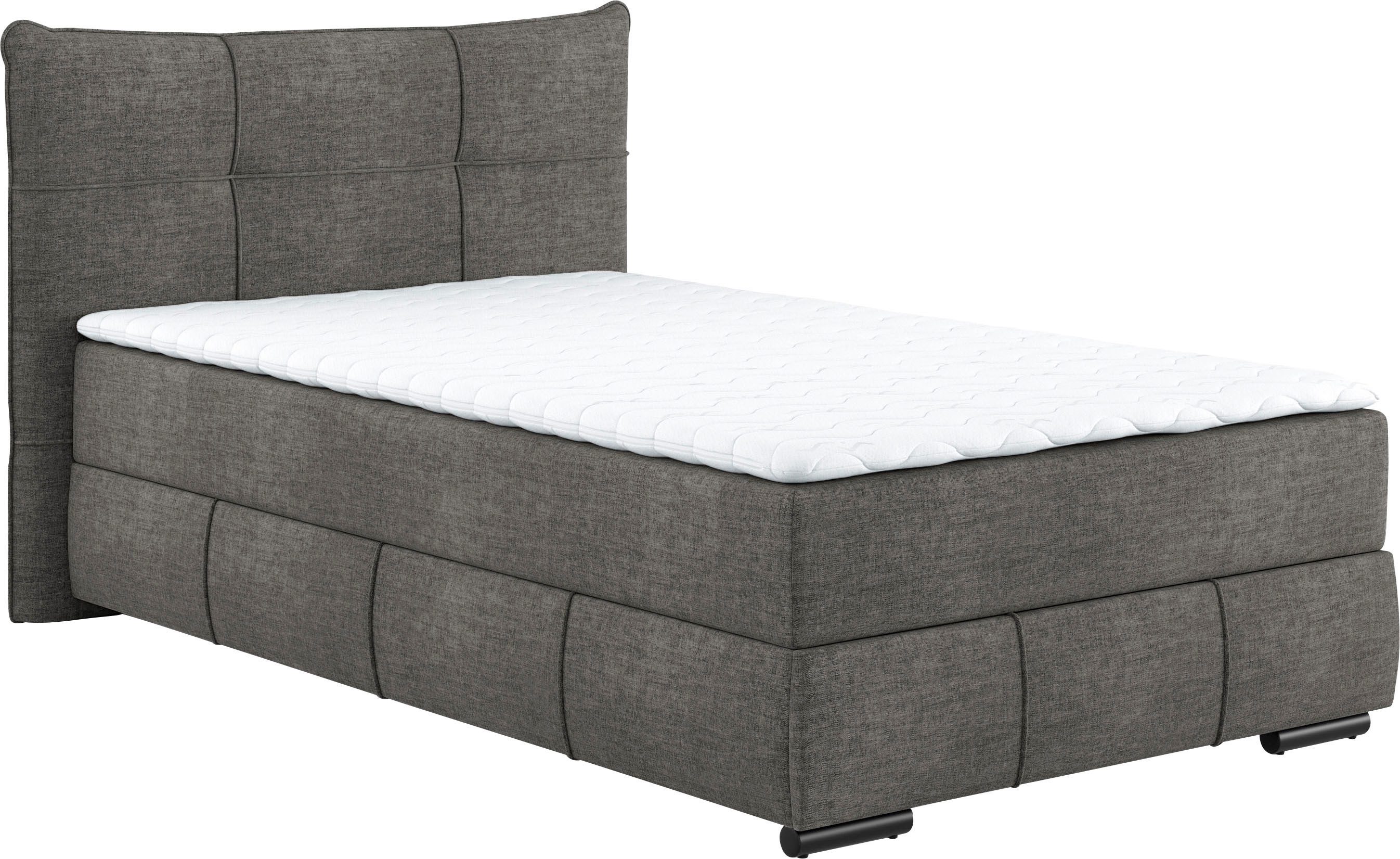 Mr. Couch Boxspring Brewdley met bedkist, incl. matras Topmatras en sierkussen, in verschillende hardheden beschikbaar