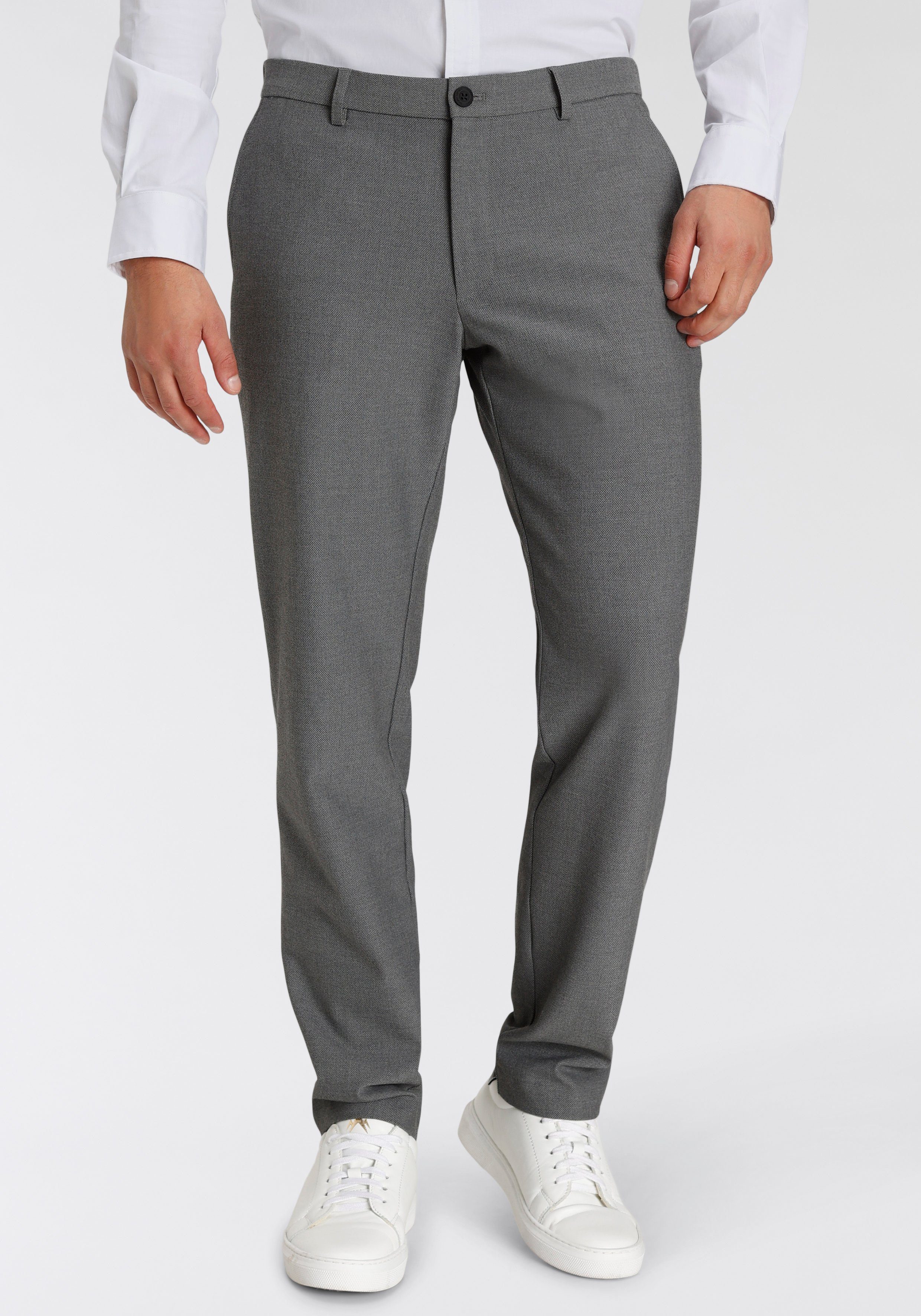 Bruno Banani Chino In wollook met elastische band