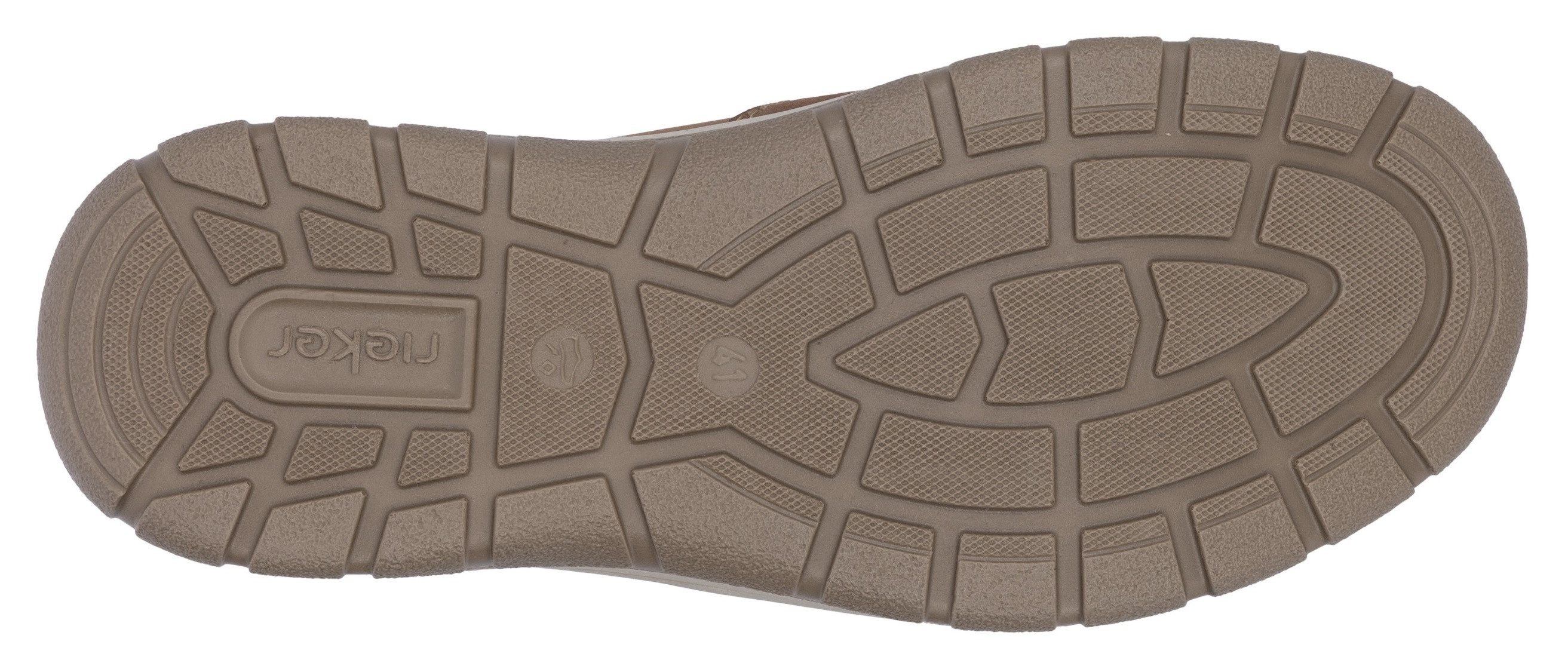 Rieker Slip-on sneakers , slipper, vrijetijdsschoen, lage schoen met elastische band en zachte binnenzool