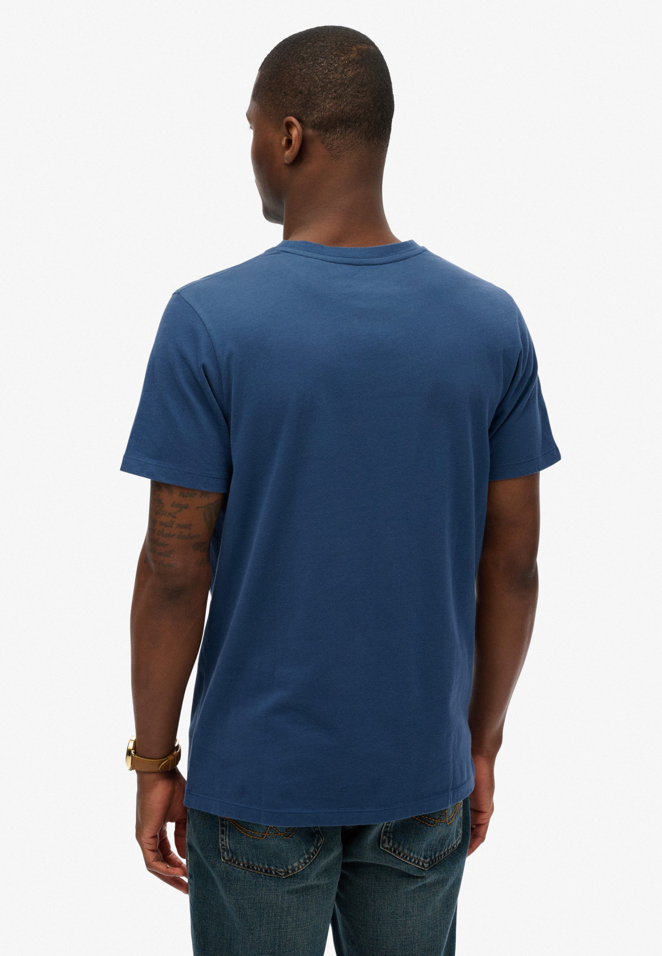 Superdry Shirt met ronde hals CLASSIC ESSENTIAL TEE