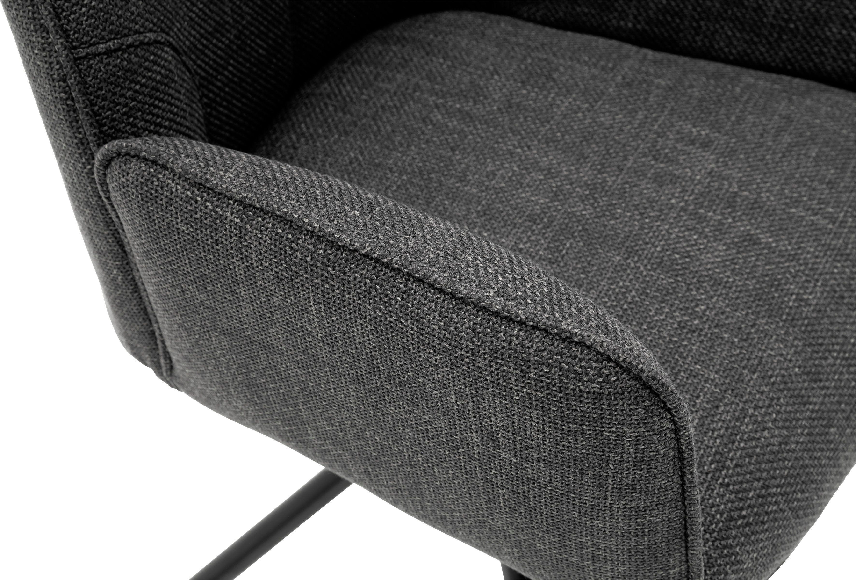 MCA furniture Stoel met 4 poten Pemba set van 2, 180°draaibaar met nivellering, stoel belastbaar tot 120 kg (set, 2 stuks)