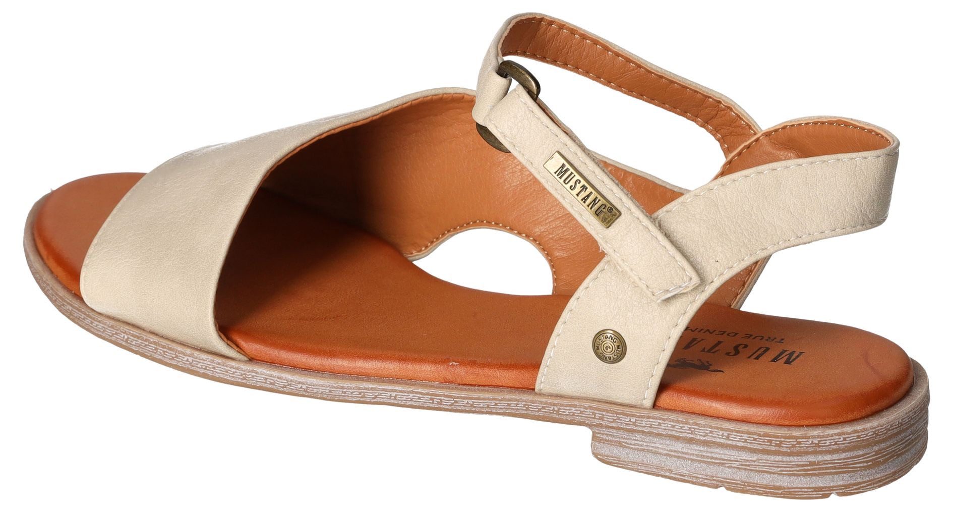 Mustang Shoes Sandalen , zomerschoen, sandaal, riemzandalen in asymmetrische vorm