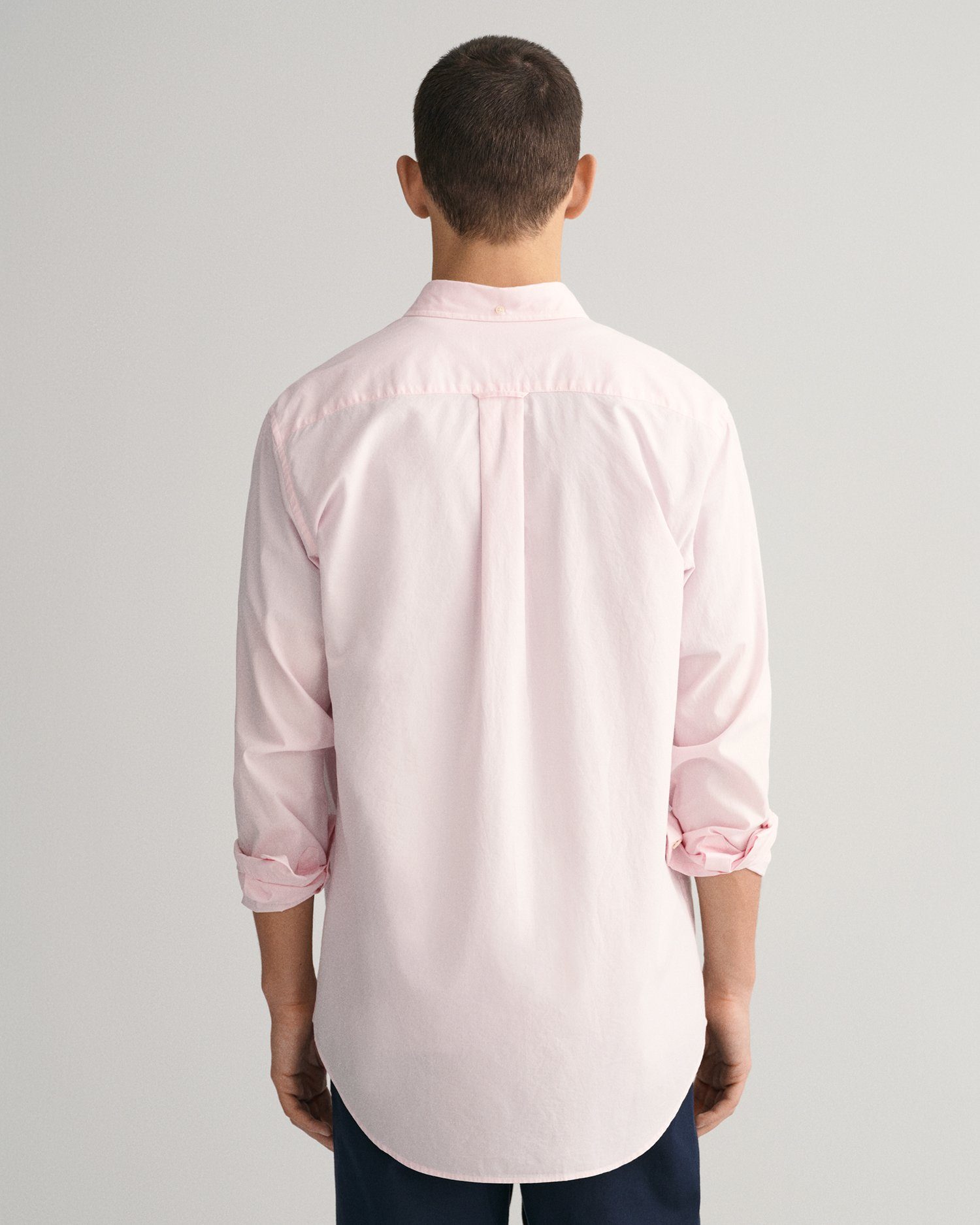 Gant Overhemd met lange mouwen Regular fit poplin overhemd licht slijtvast easy care