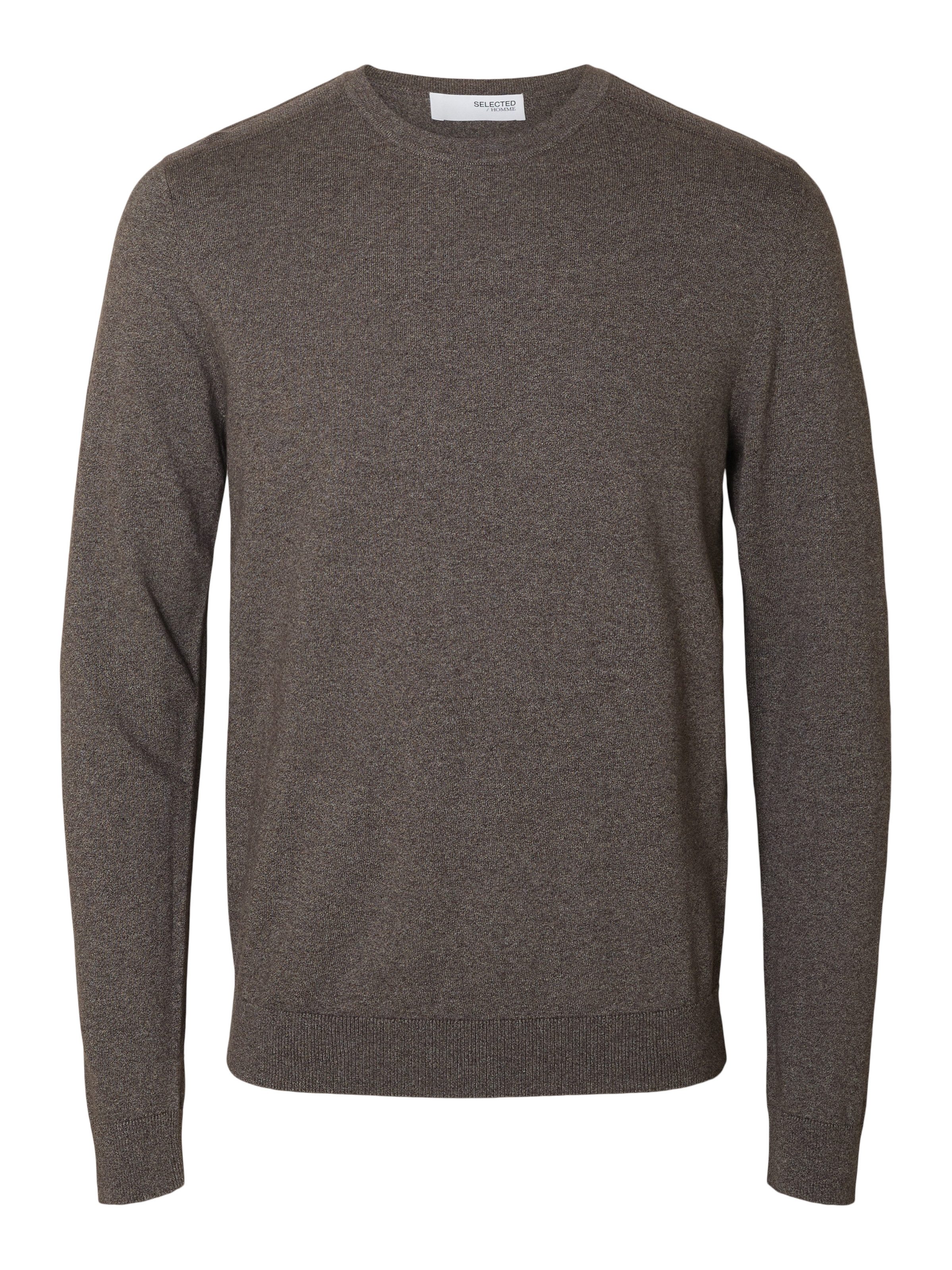 SELECTED HOMME Gebreide trui SLHBERG CREW NECK NOOS