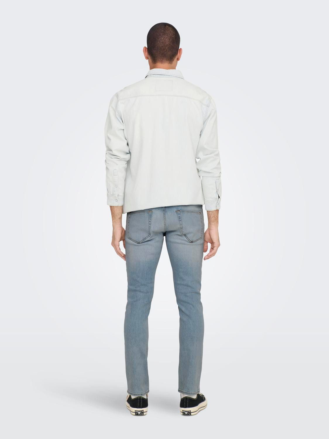 ONLY & SONS Slim fit jeans ONSLOOM SLIM LBD 8263 AZG DNM NOOS