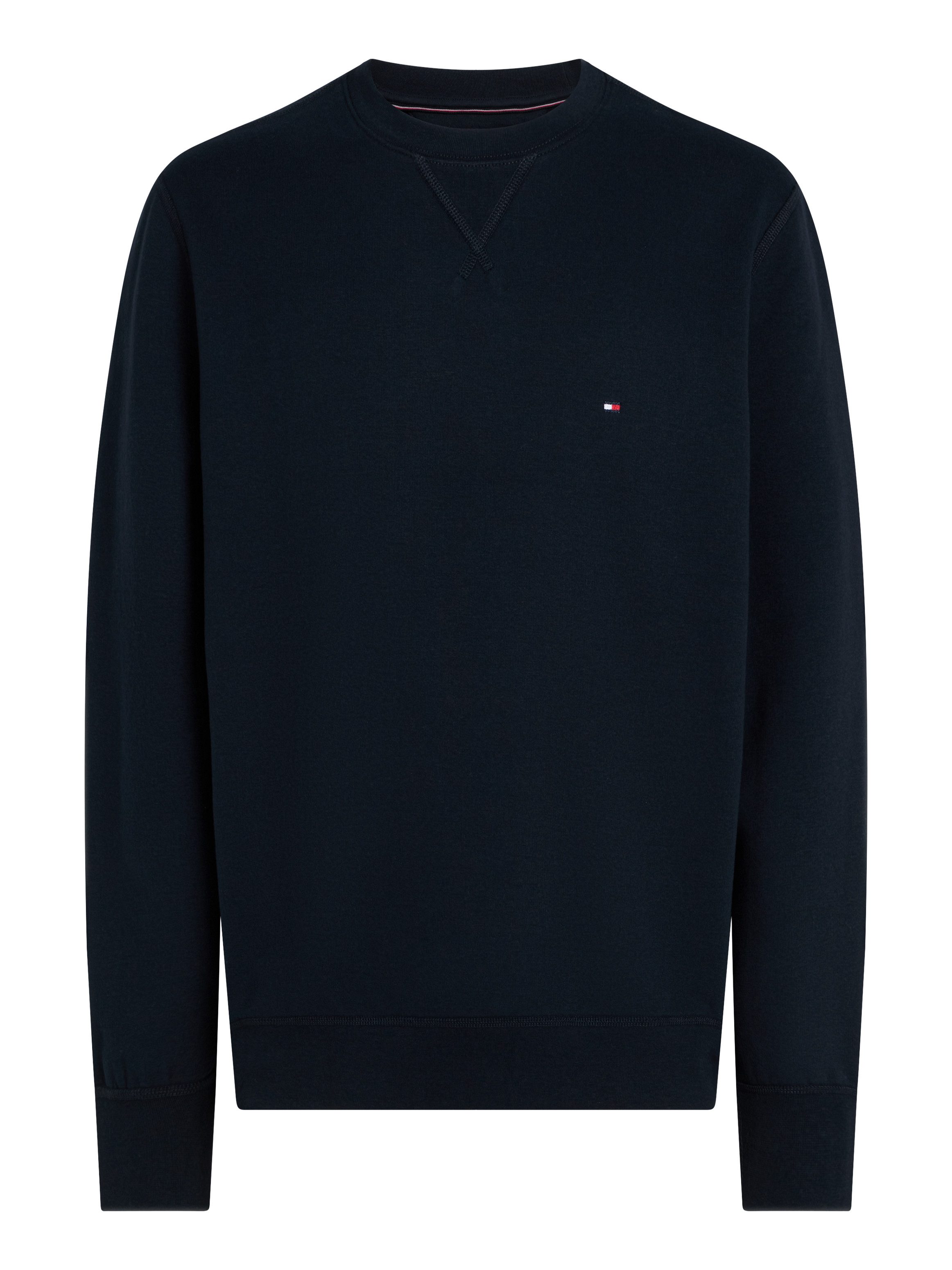Tommy Hilfiger Sweatshirt ESSENTIAL FLEECE CREWNECK met tommy hilfiger logoborduursel