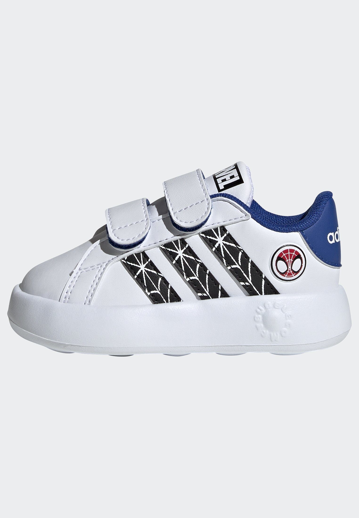 adidas Sportswear Klittenbandschoenen ADIDAS MARVEL SPIDER-MAN KINDER GRAND COURT SCHOEN Design geïnspireerd op de adidas Superstar, voor kinderen