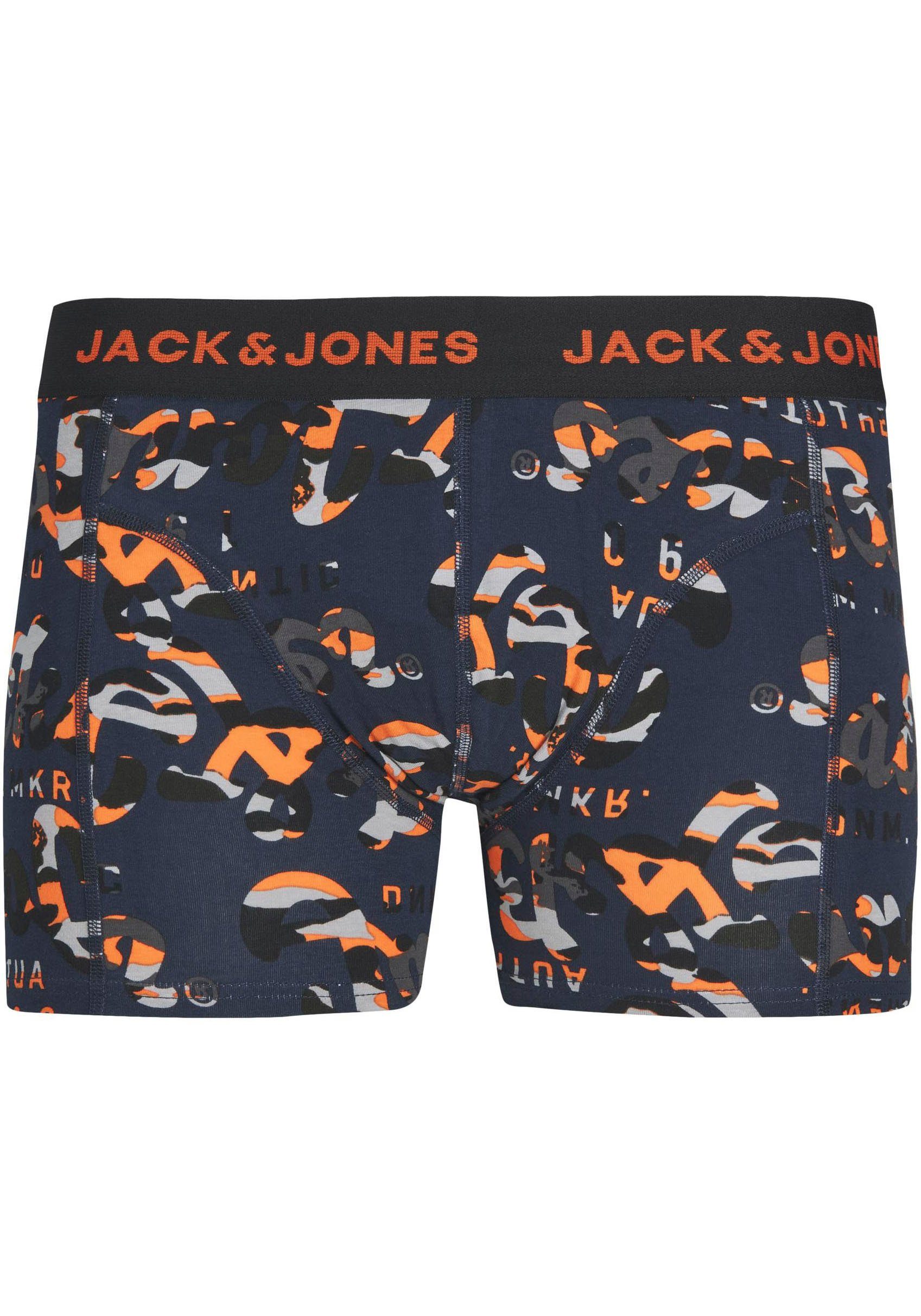 Jack & Jones Junior Boxershort JACNEON LOGO TRUNKS 3 PAC (set 3 stuks)