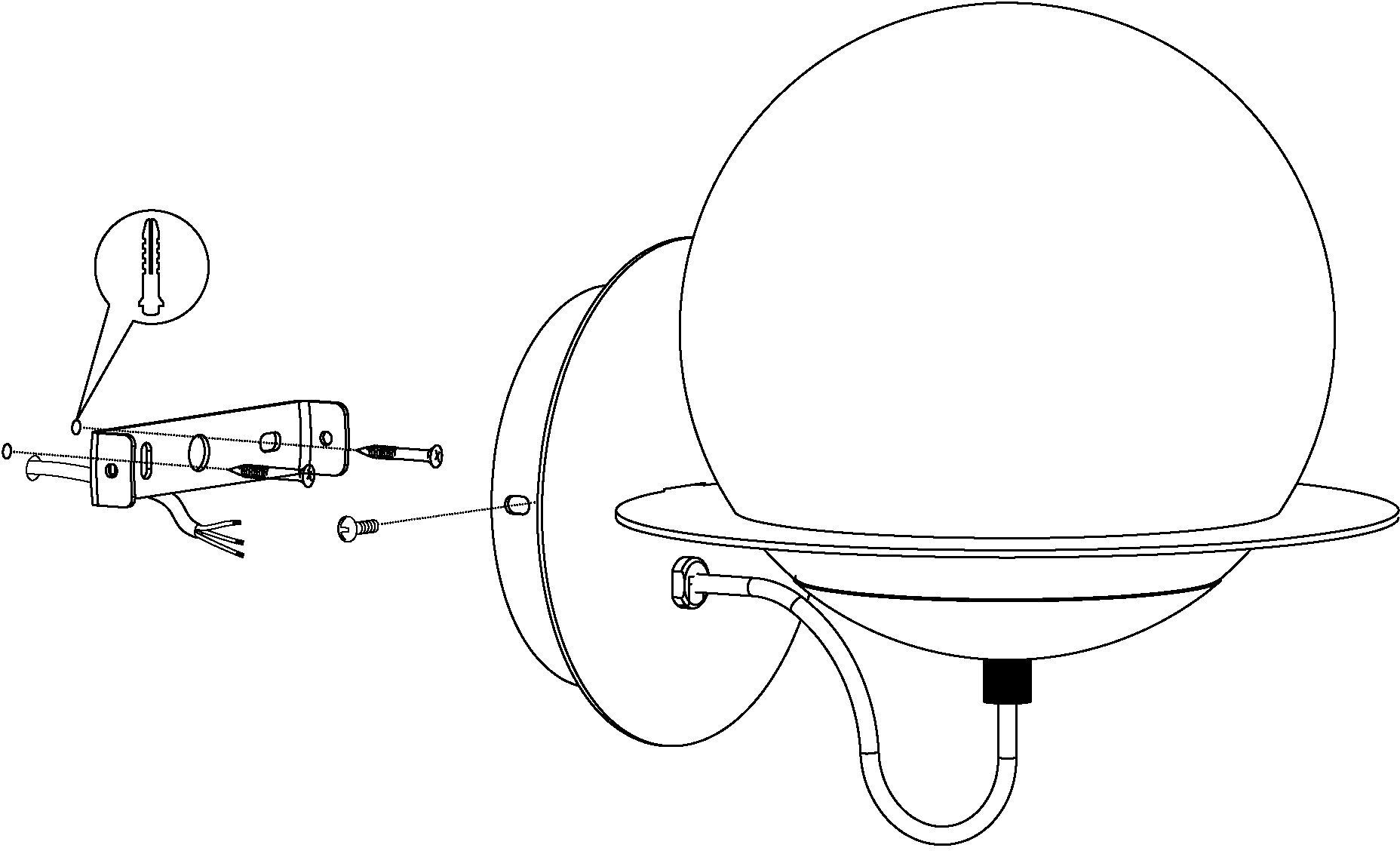 EGLO Wandlamp SABALETE (1 stuk)